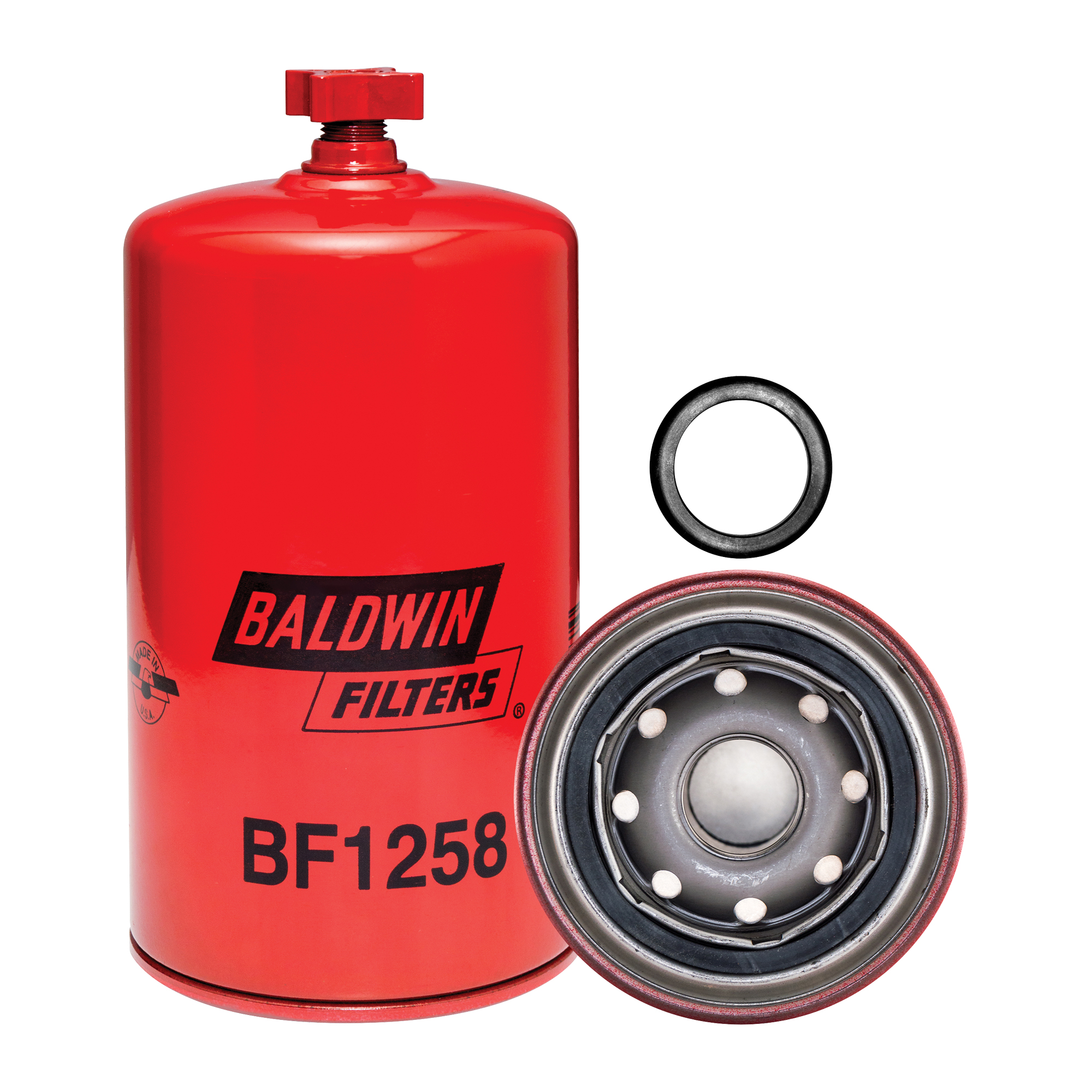 BF1258 Filtre à carburant séparateur d'eau avec drain à visser