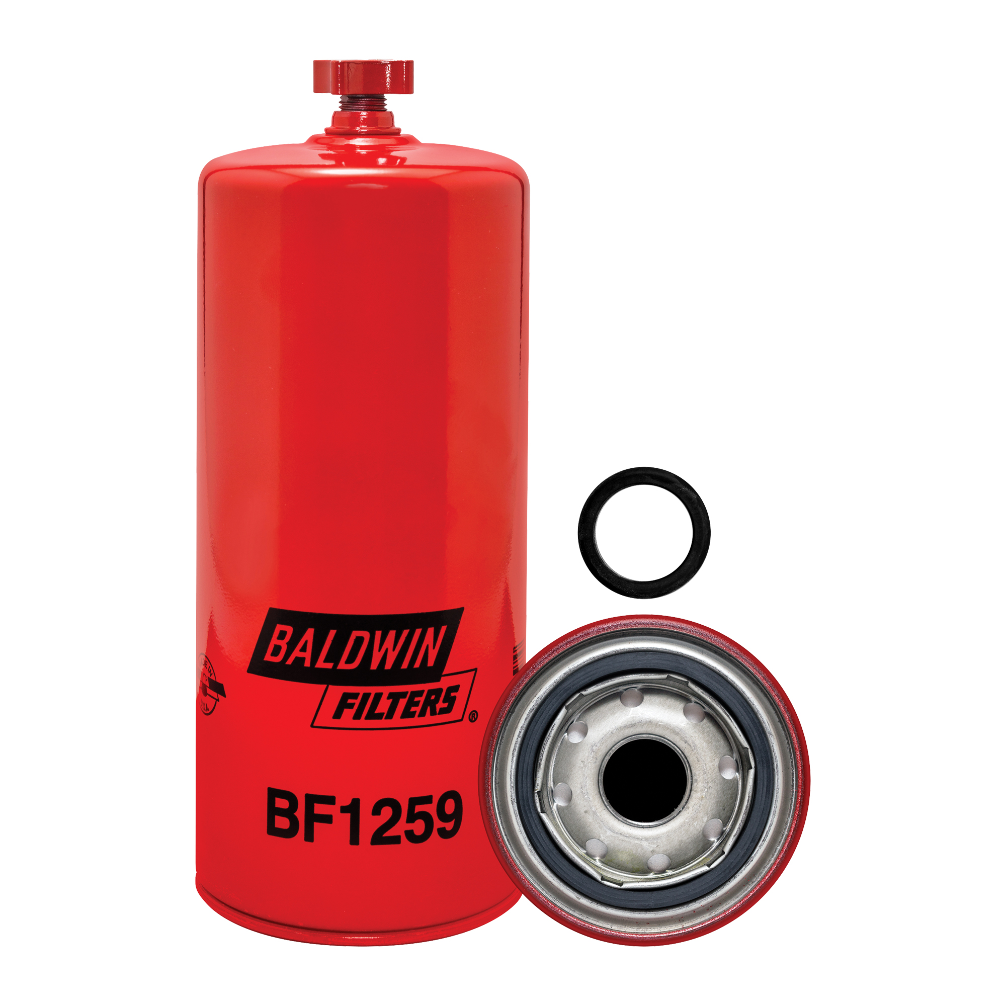 BF1259 Filtre à carburant séparateur d'eau avec drain à visser