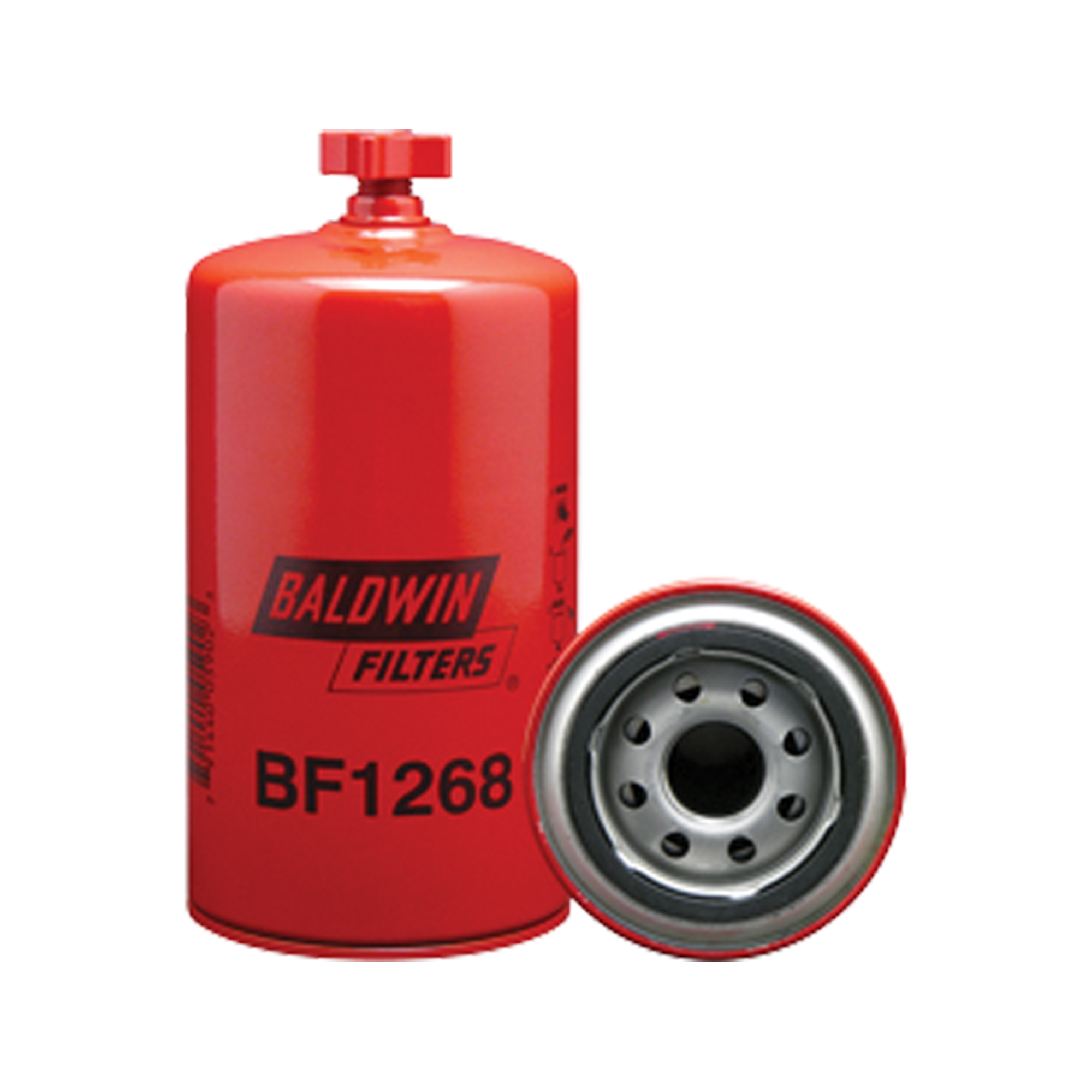 BF1268 Filtre à carburant séparateur d'eau à visser pour la conduite d'aspiration avec drain