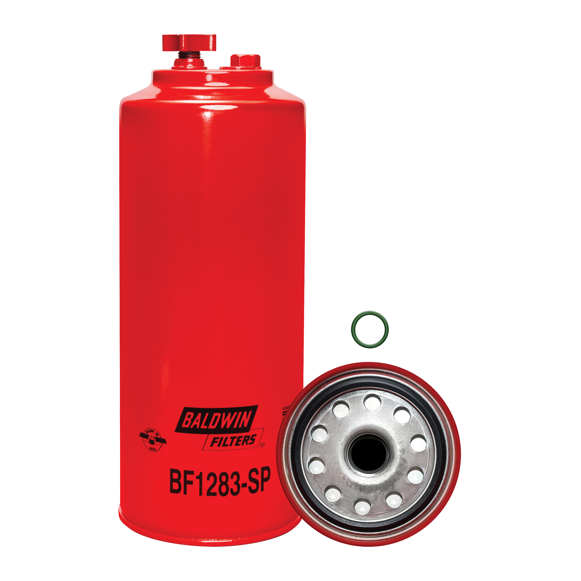 BF1283-SP Filtre à carburant séparateur d'eau à visser avec orifice pour capteur & drain