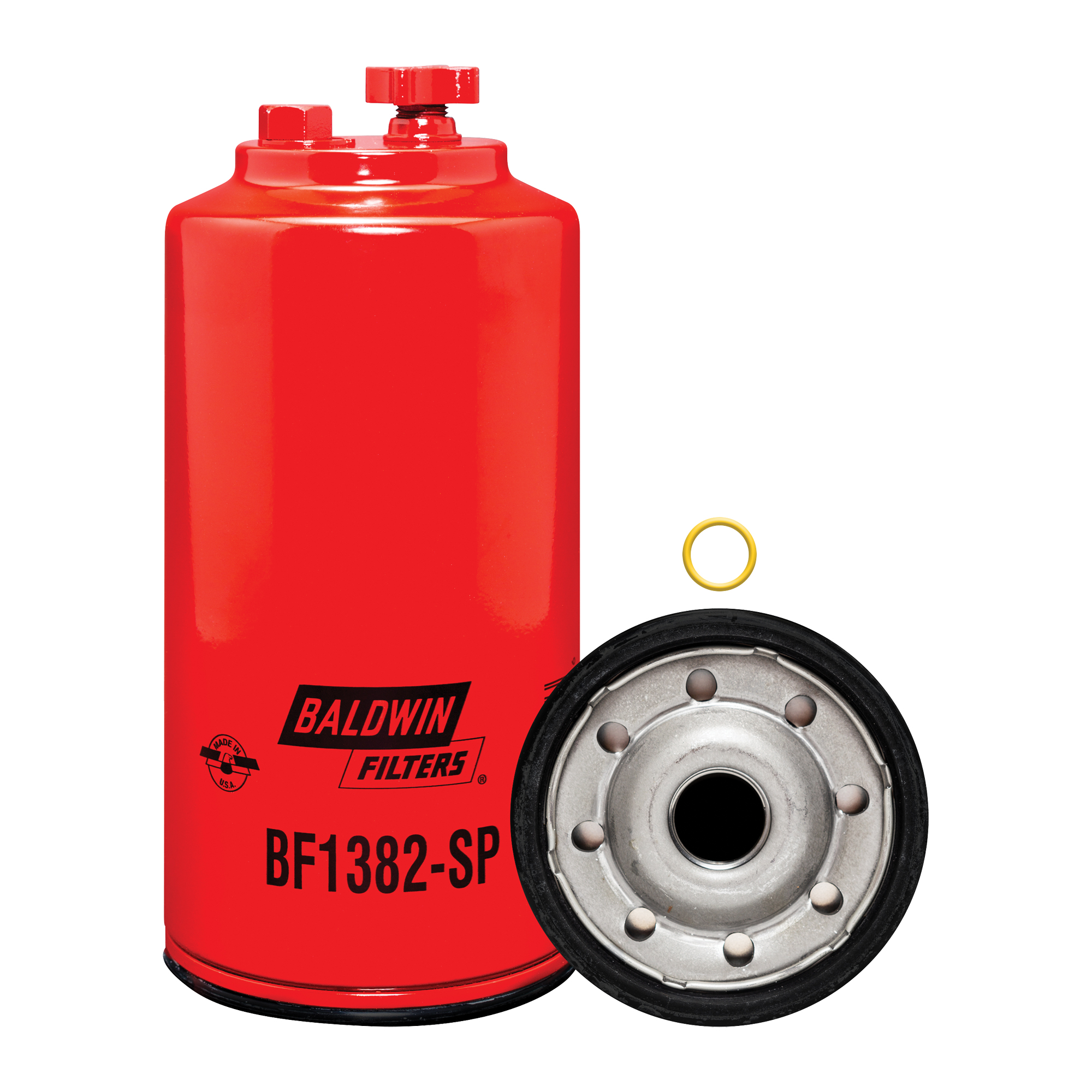 BF1382-SP Filtre à carburant séparateur d'eau à visser avec drain & orifice pour capteur