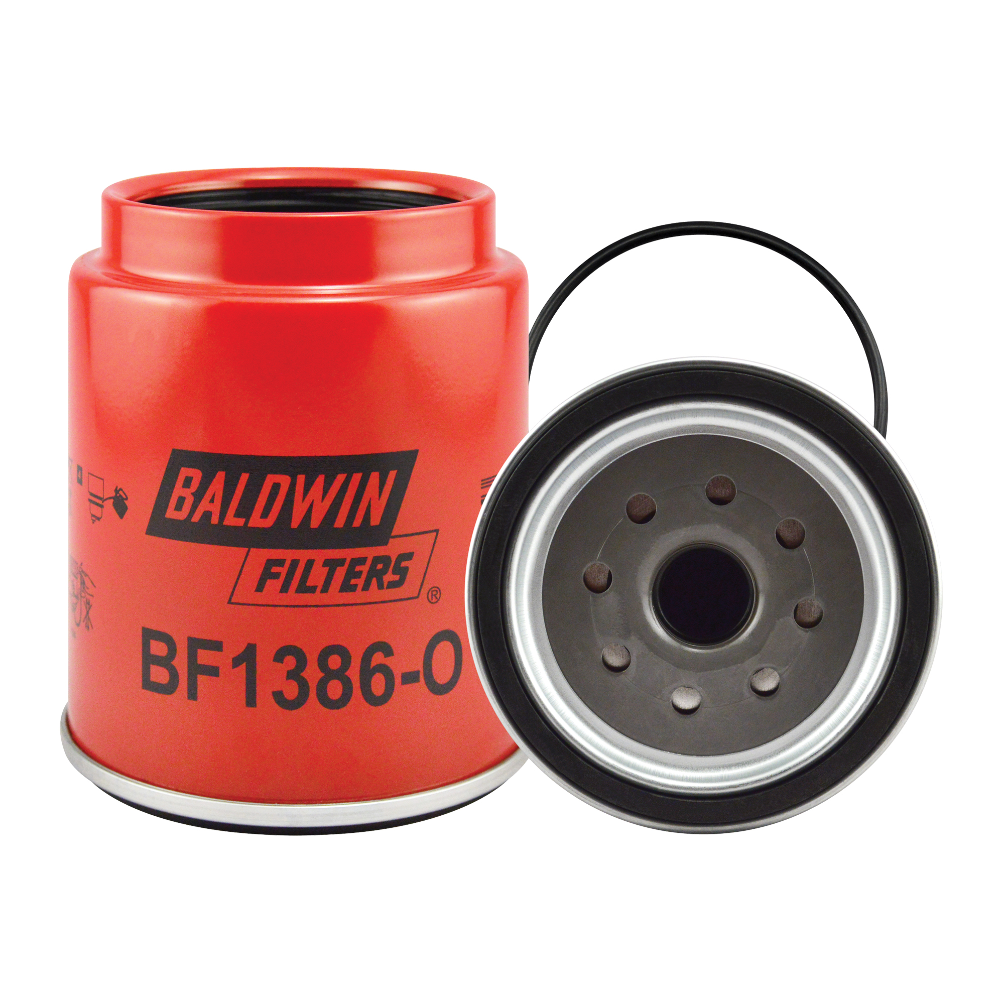 BF1386-O Filtre à carburant séparateur d'eau à visser avec orifice ouvert pour cuve du carburateur