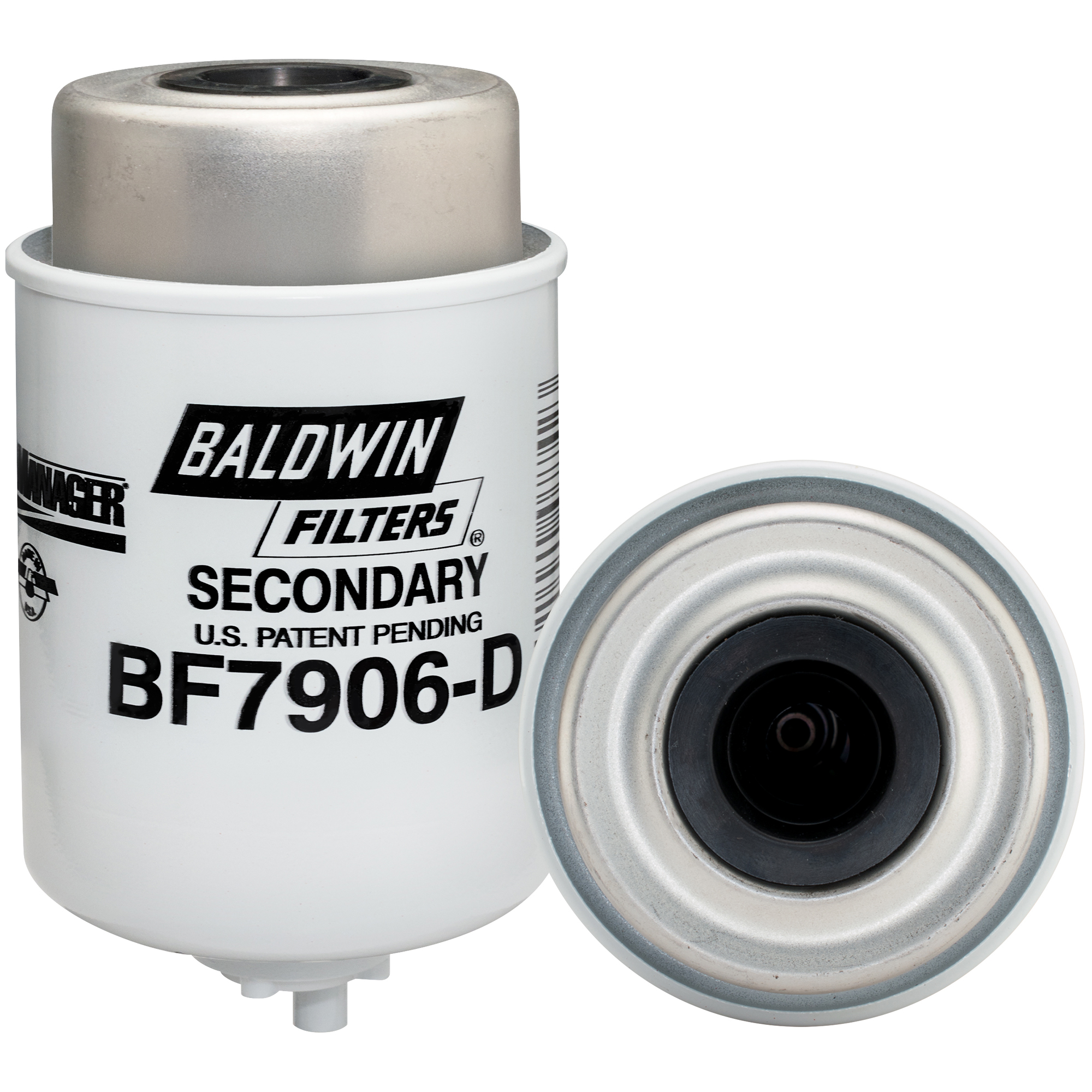 BF7906-D Élément de séparateur secondaire pour carburant/eau avec drain