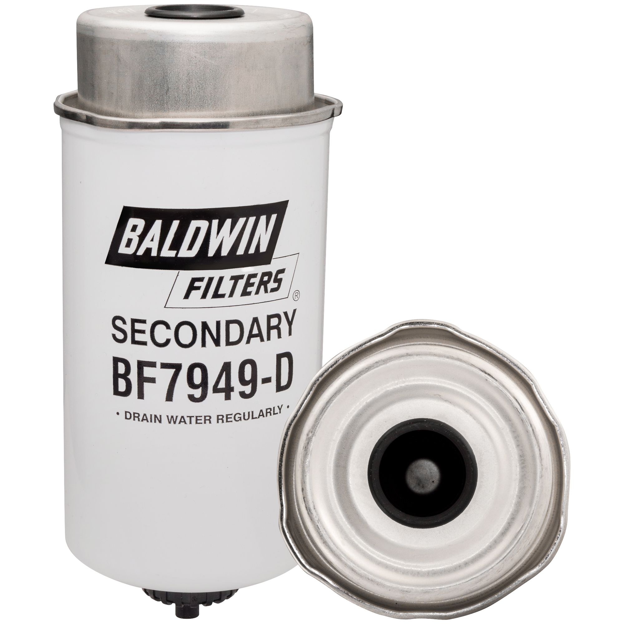 BF7949-D Élément de séparateur secondaire pour carburant/eau avec drain amovible
