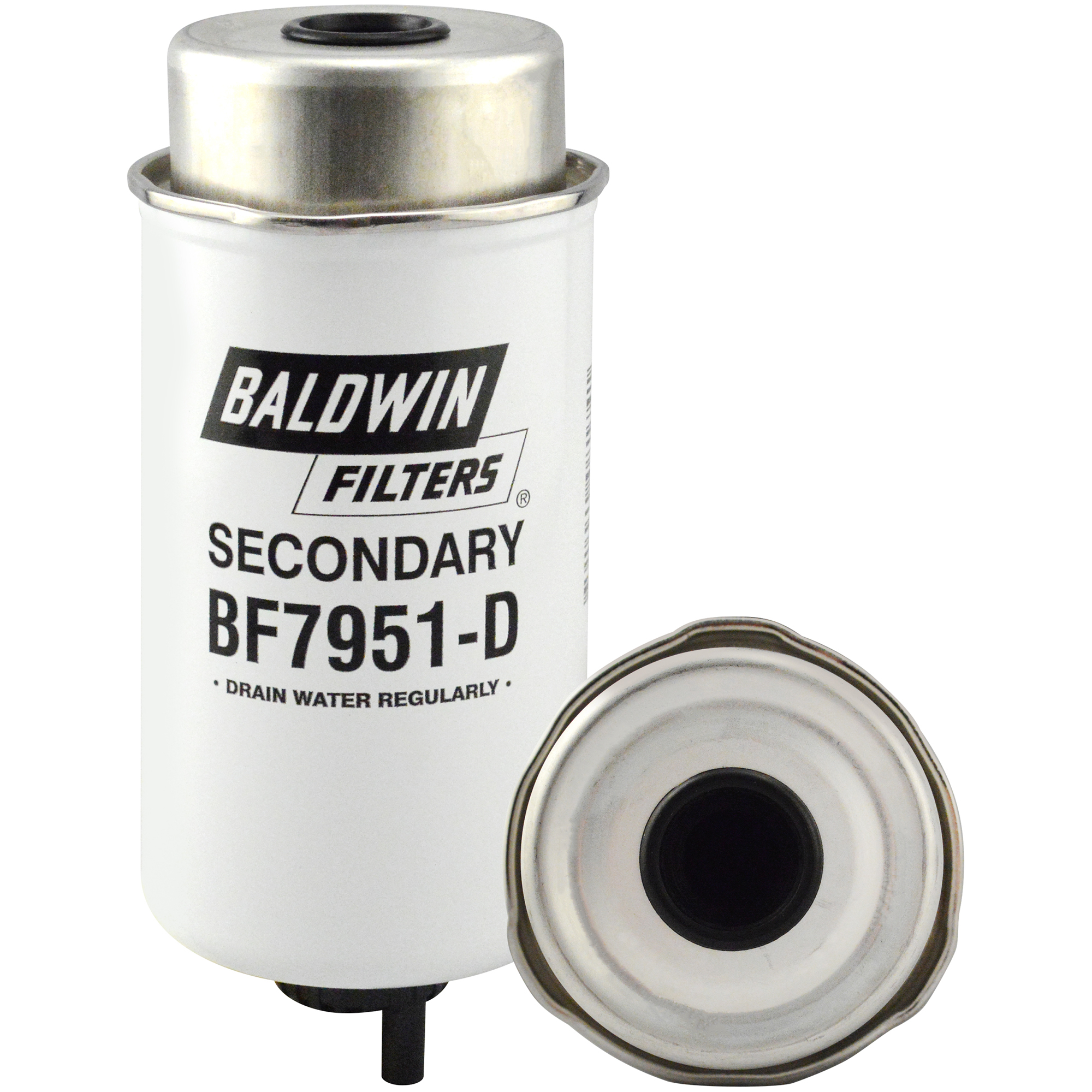 BF7951-D Élément de séparateur secondaire pour carburant/eau avec drain amovible