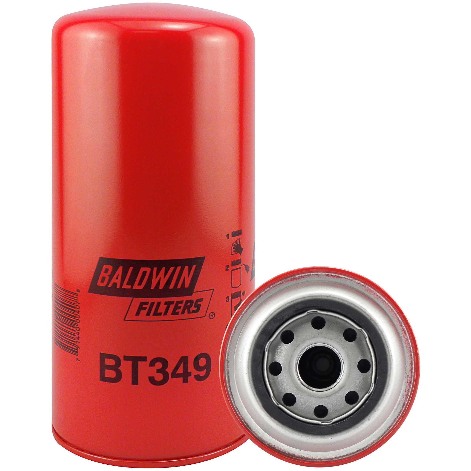 BT349 Filtre à lubrifiant à passage intégral à visser