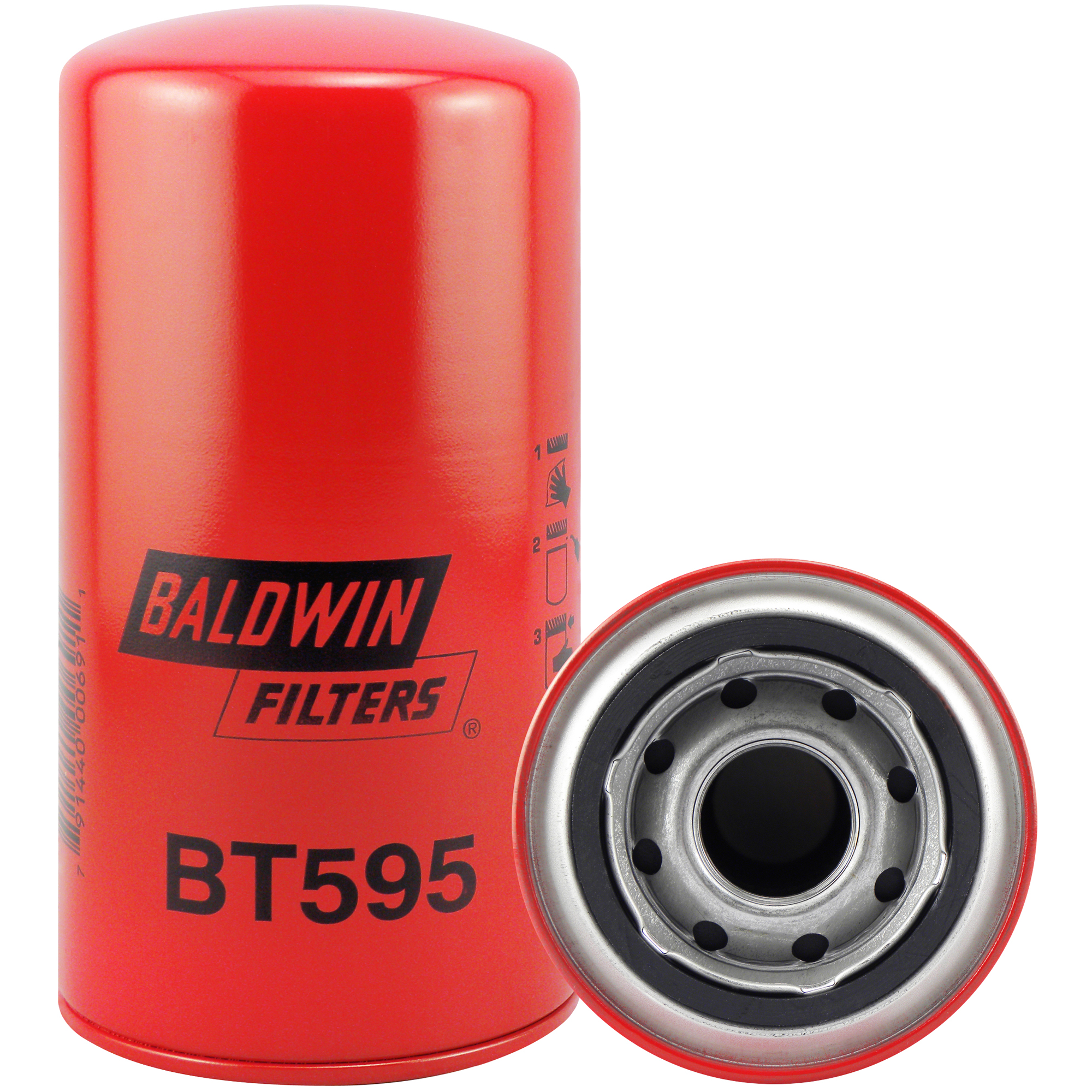 BT595 Filtre à lubrifiant à passage intégral à visser