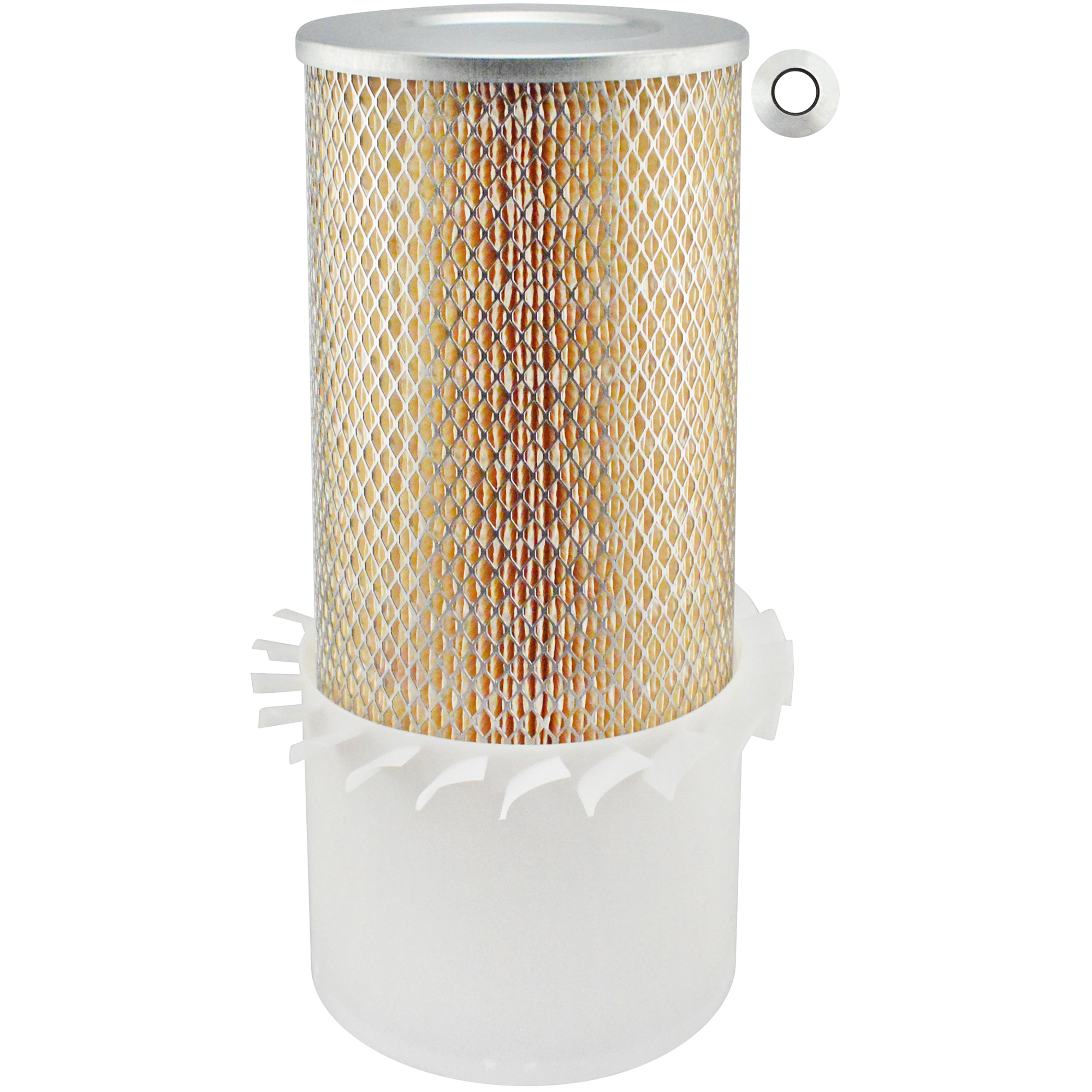 LL2426-FN Élément filtrant avec ailettes pour l'air de durée prolongée