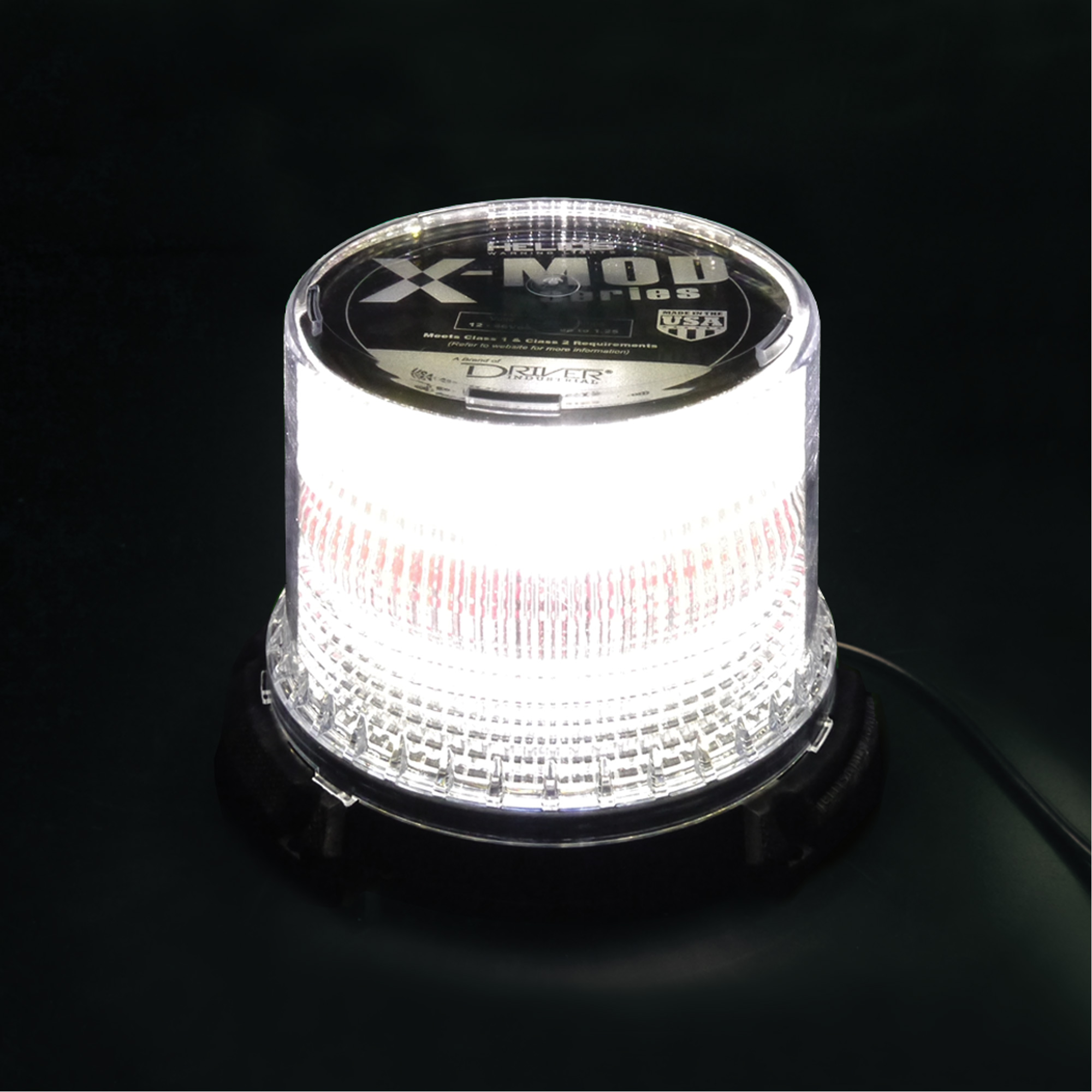 Balise lumineuse à DEL à profil court HeliosMD X-Mod Safety WhipMD