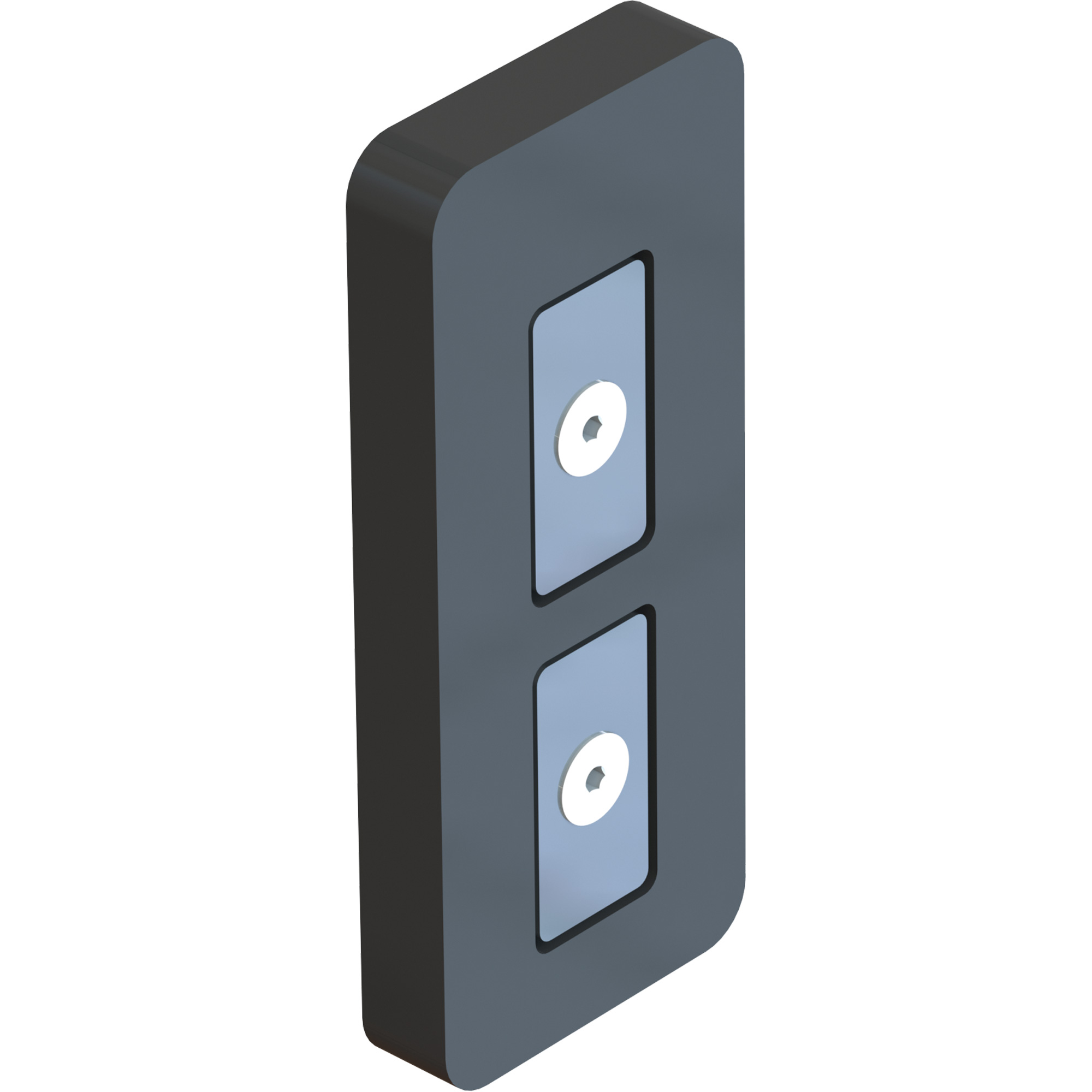 Embout magnétique pour ruban/bannière PLUS, Noir