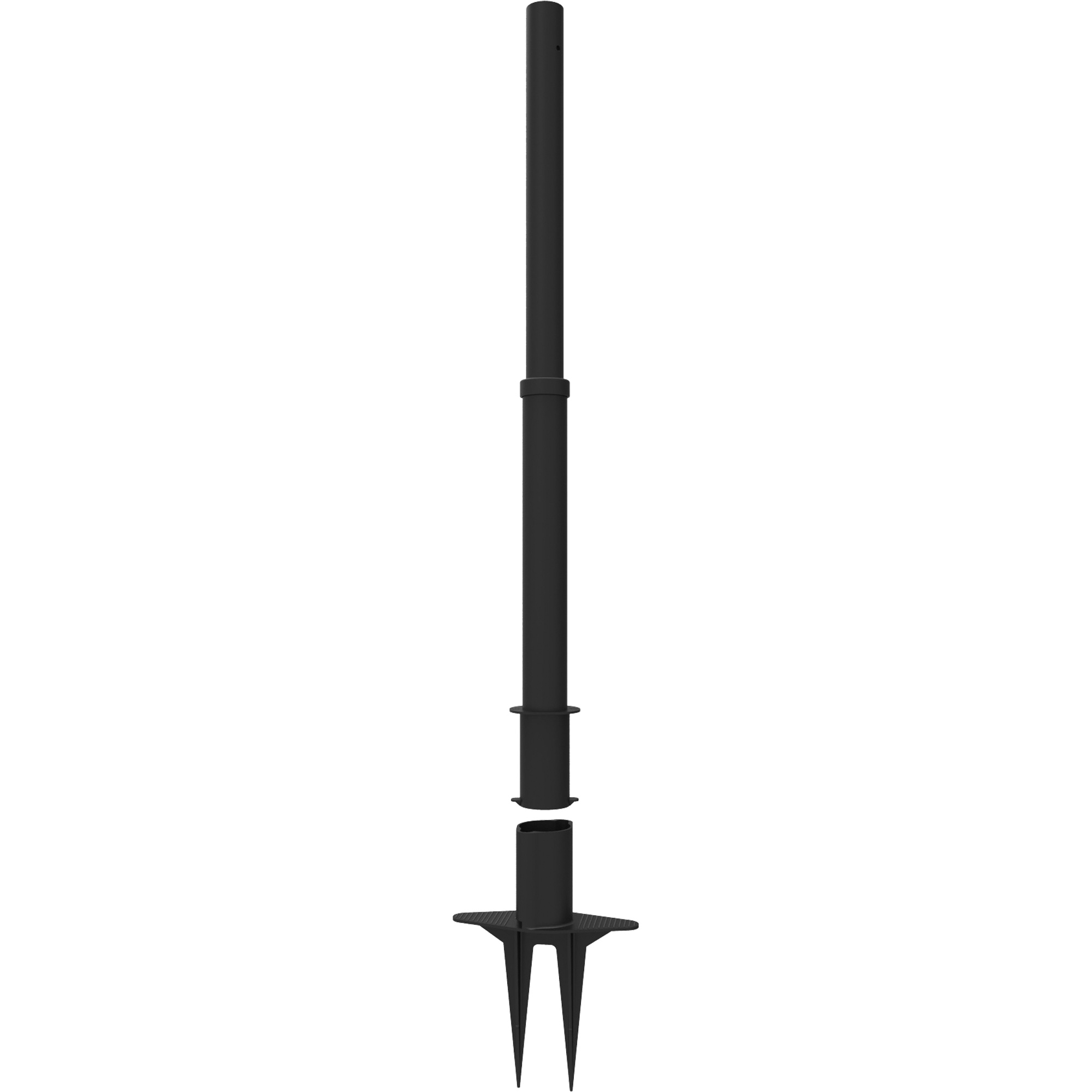 Montants de barrière PLUS, Hauteur de 42", Noir