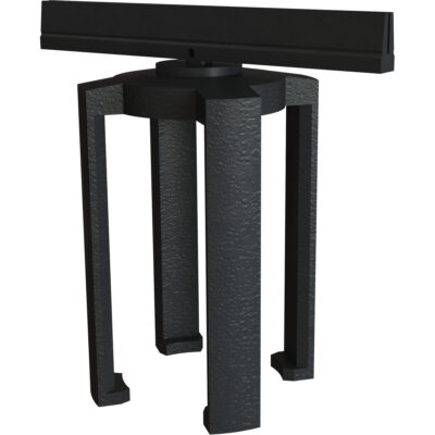 Support pour panneau d'affichage pour le système de barrière PLUS, Noir