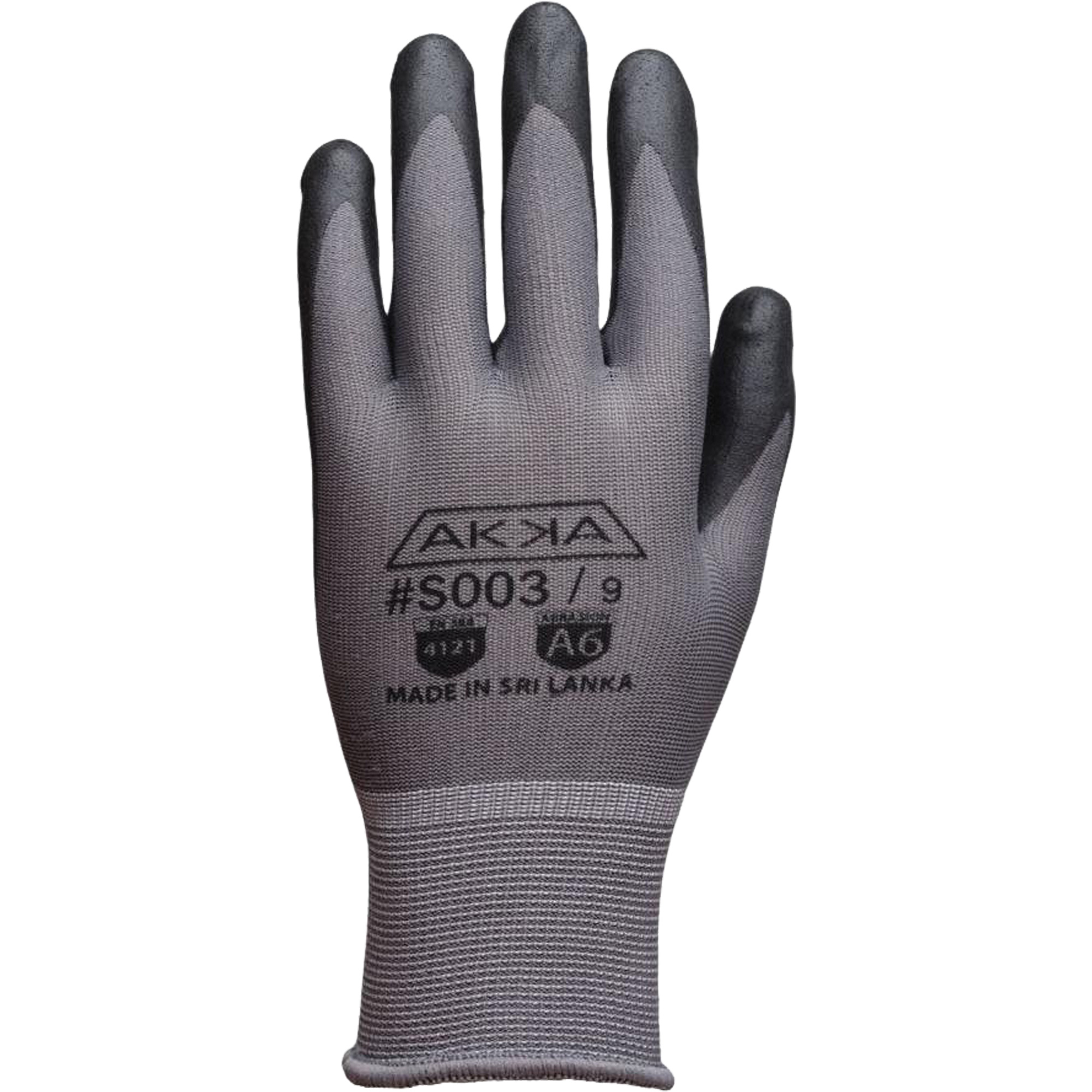 Gants de précision, 9/Grand, Rêvetement Mousse de nitrile, Calibre 13, Enveloppe en Nylon