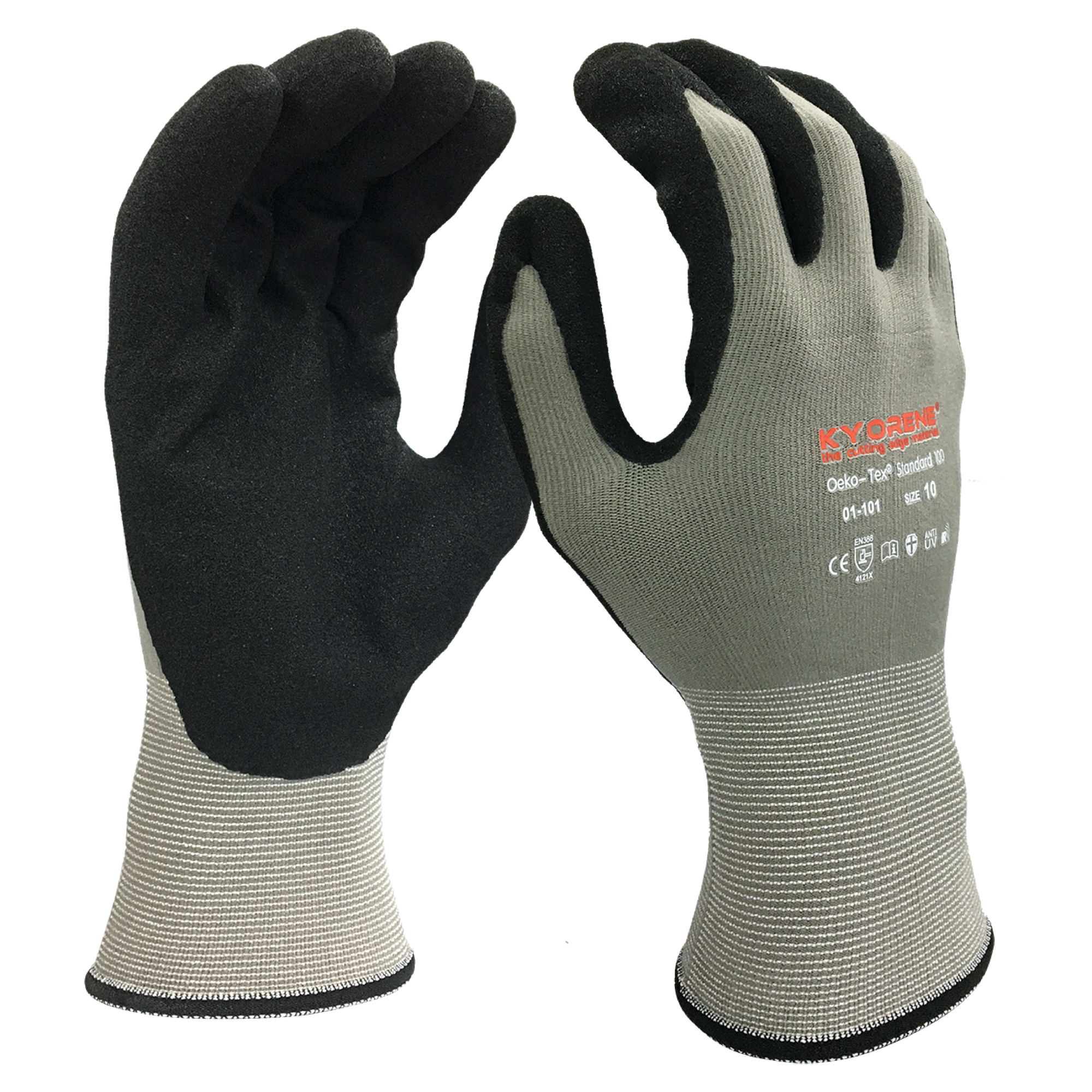 Gants résistants aux coupures AkkaMD, Taille 7, Calibre 13, Revêtement Mousse de nitrile, Enveloppe en KyoreneMD, ASTM ANSI niveau A6/EN 388 niveau F