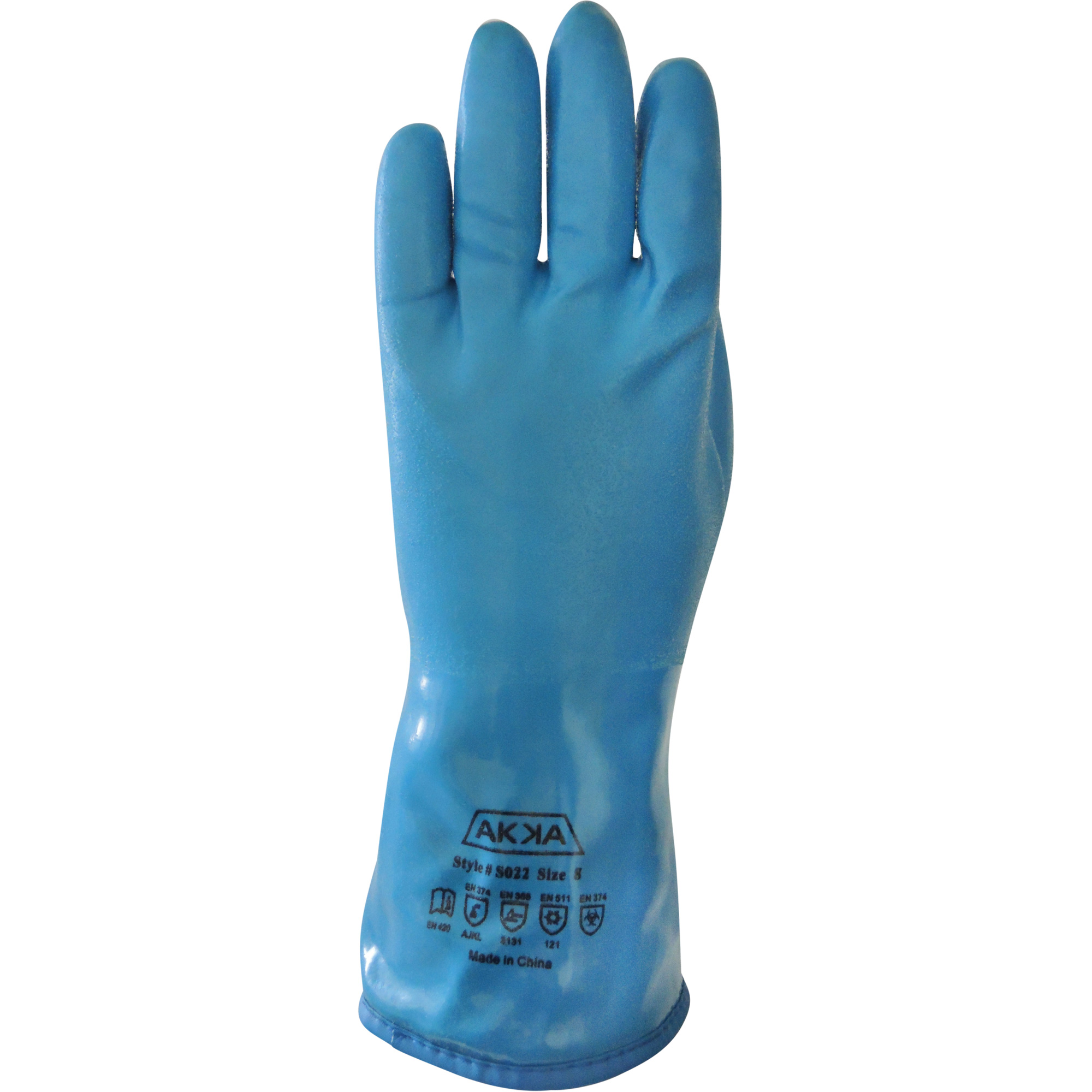 Gants résistants aux produits chimiques S022, Taille 10, 11,8" lo, PVC, Doublure en Acrylique, Gant de calibre hiver