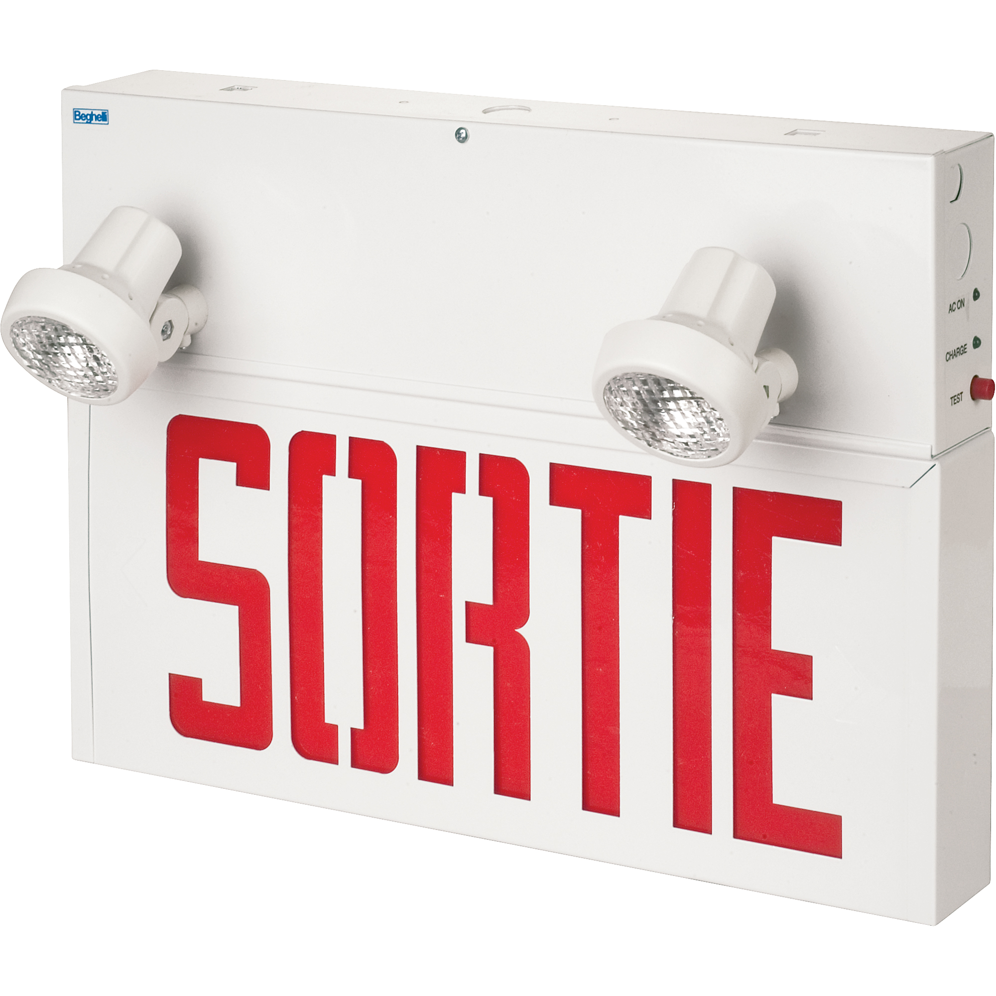 Enseignes/lampes combinées Stella - Sortie, DEL, À raccordement fixe, 17-1/2" lo x 12-1/2" la, Français
