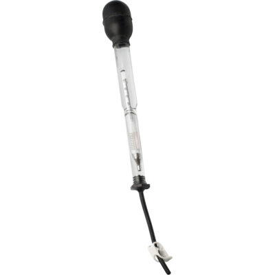 Hydromètre pour batterie avec jeu de siphons