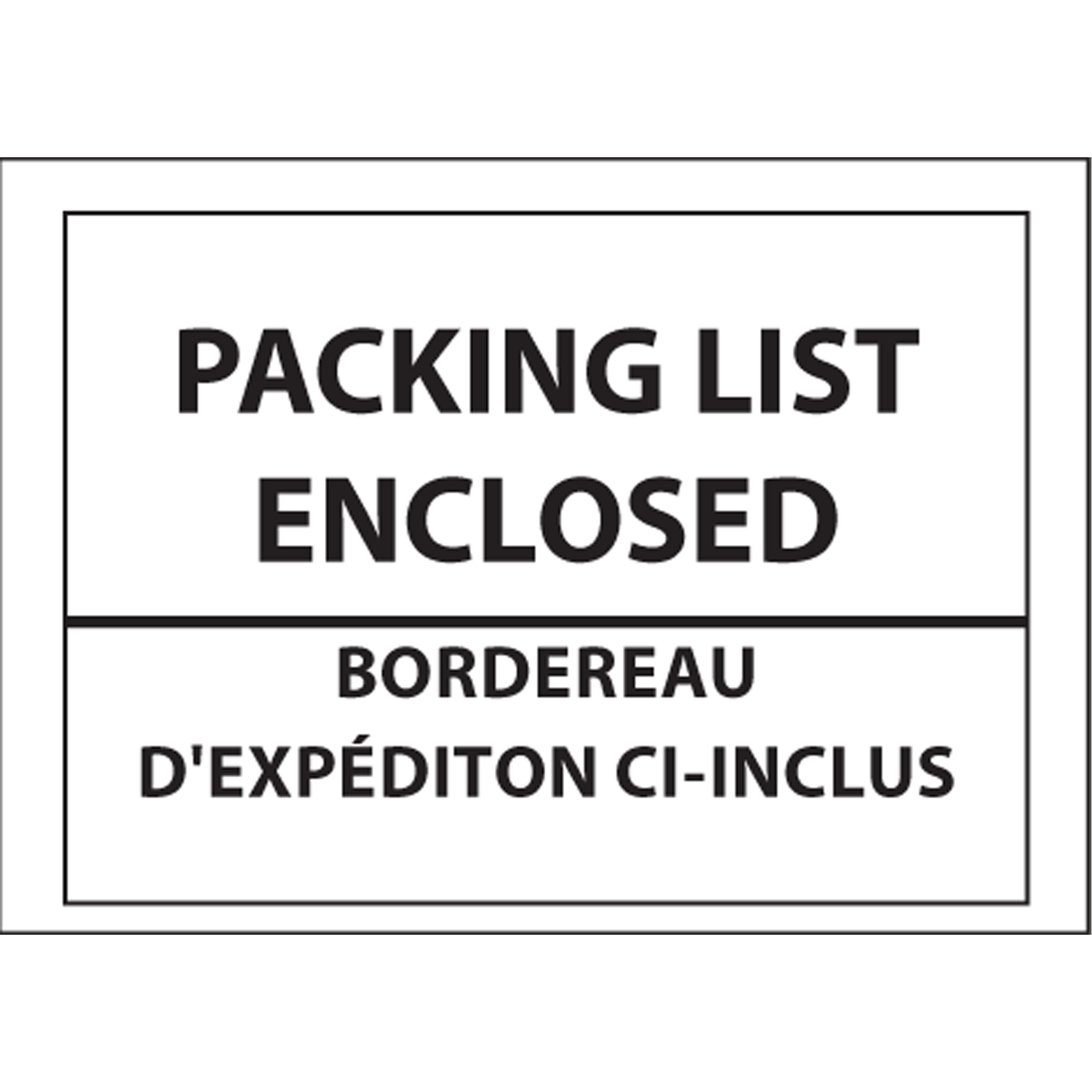 Pochettes pour bordereau d'expédition, 4" lo x 5" la, Style Insertion par l'arrière