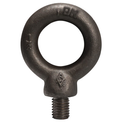 Boulons à œil pour machinerie, 1/2" dia, 1-1/2" lo, Fini naturel sans enduit, 2400 lb (1,2 tonnes) capacité