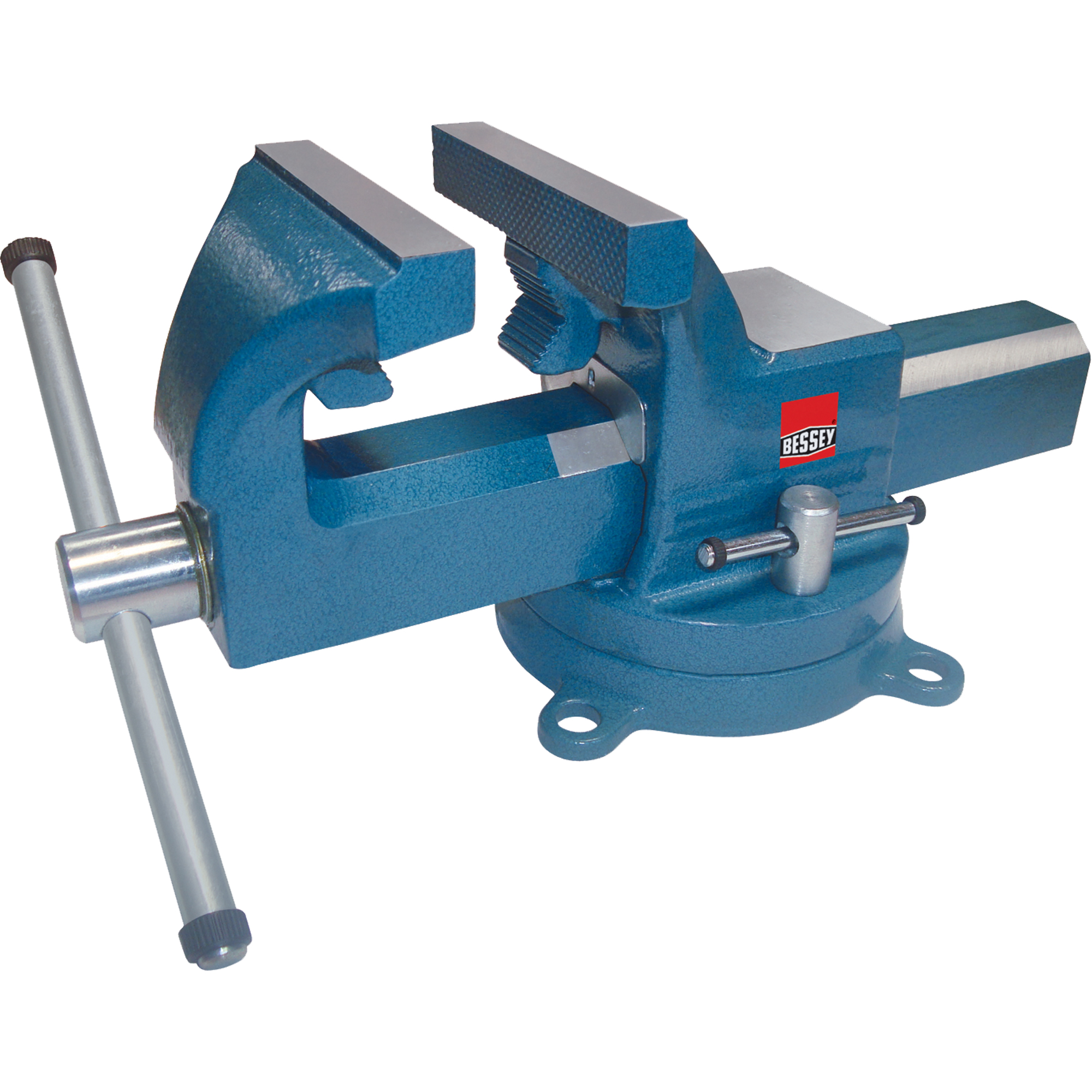 Étaux industriels robustes pour établi, Largeur des mâchoires 6", Profondeur de la gorge 4"