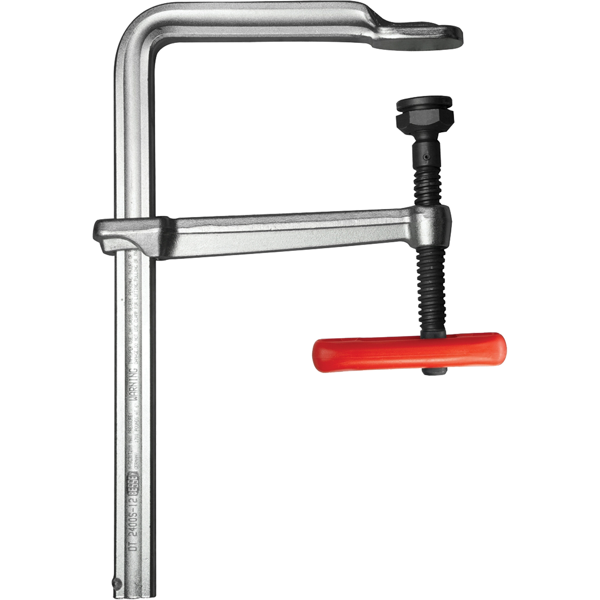 Serre-joint à coulisse à gorge profonde pour service normal, 12" (305 mm) capacité, 8" (203 mm) profondeur