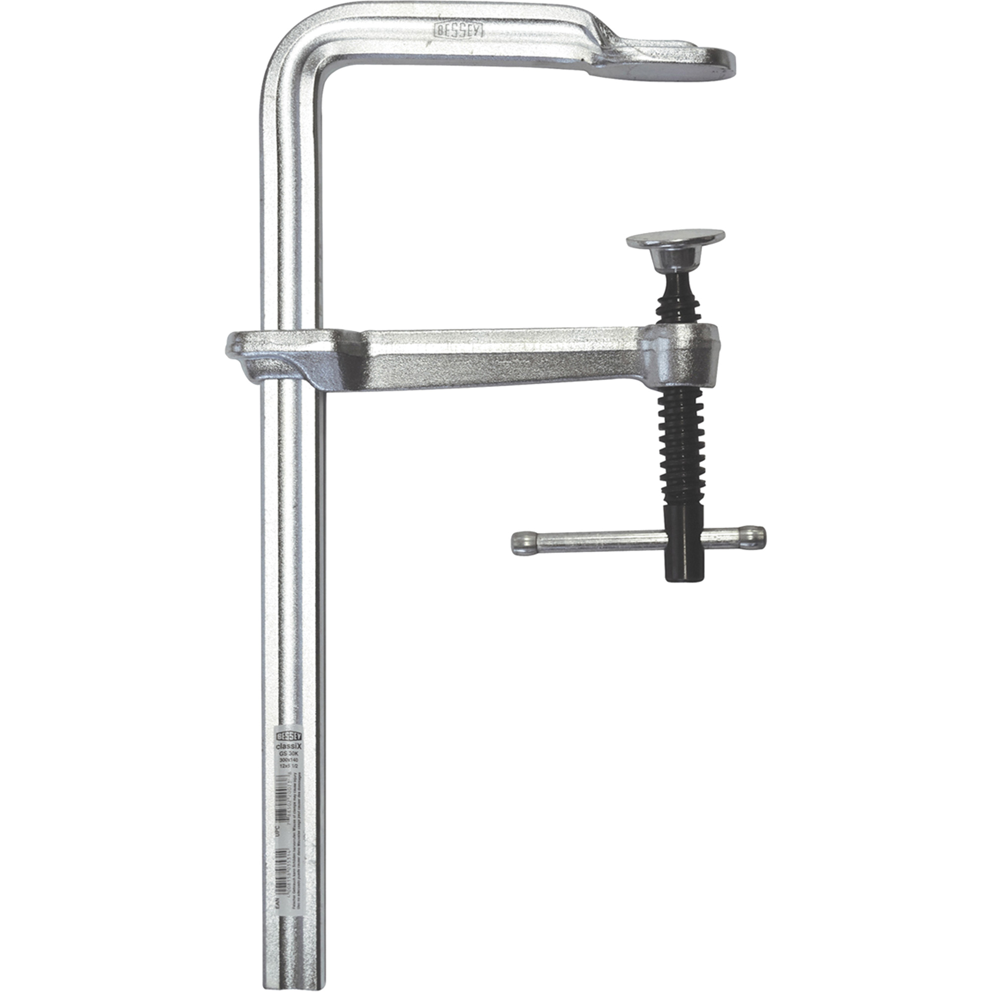 Serre-joint à coulisse ClassiXMD entièrement en acier avec broche de serrage, 12" (305 mm) capacité, 5-1/2" (140 mm) profondeur