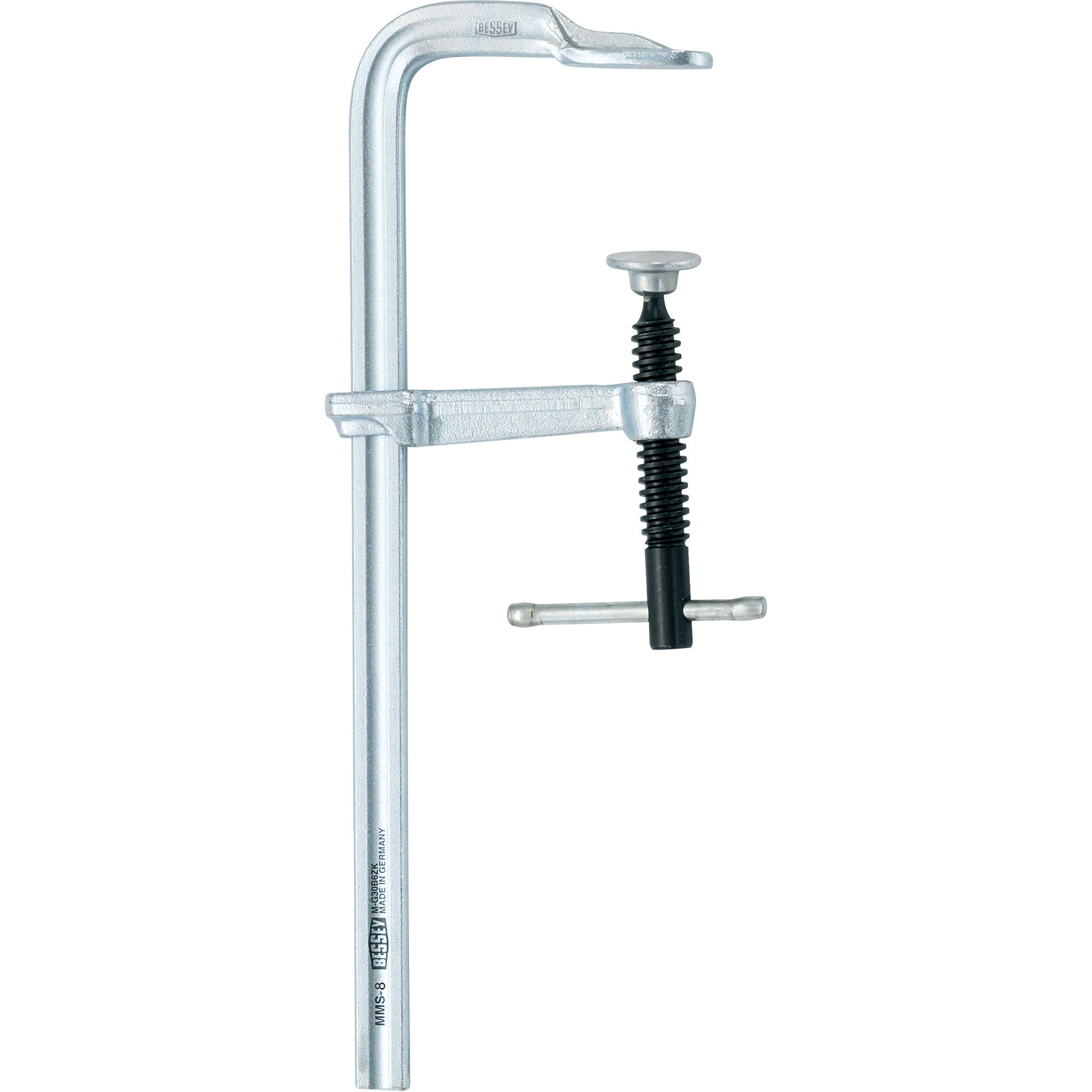 Serre-joint à coulisse entièrement en acier et à usage léger, 8" (203 mm) capacité, 2-1/4" (57 mm) profondeur