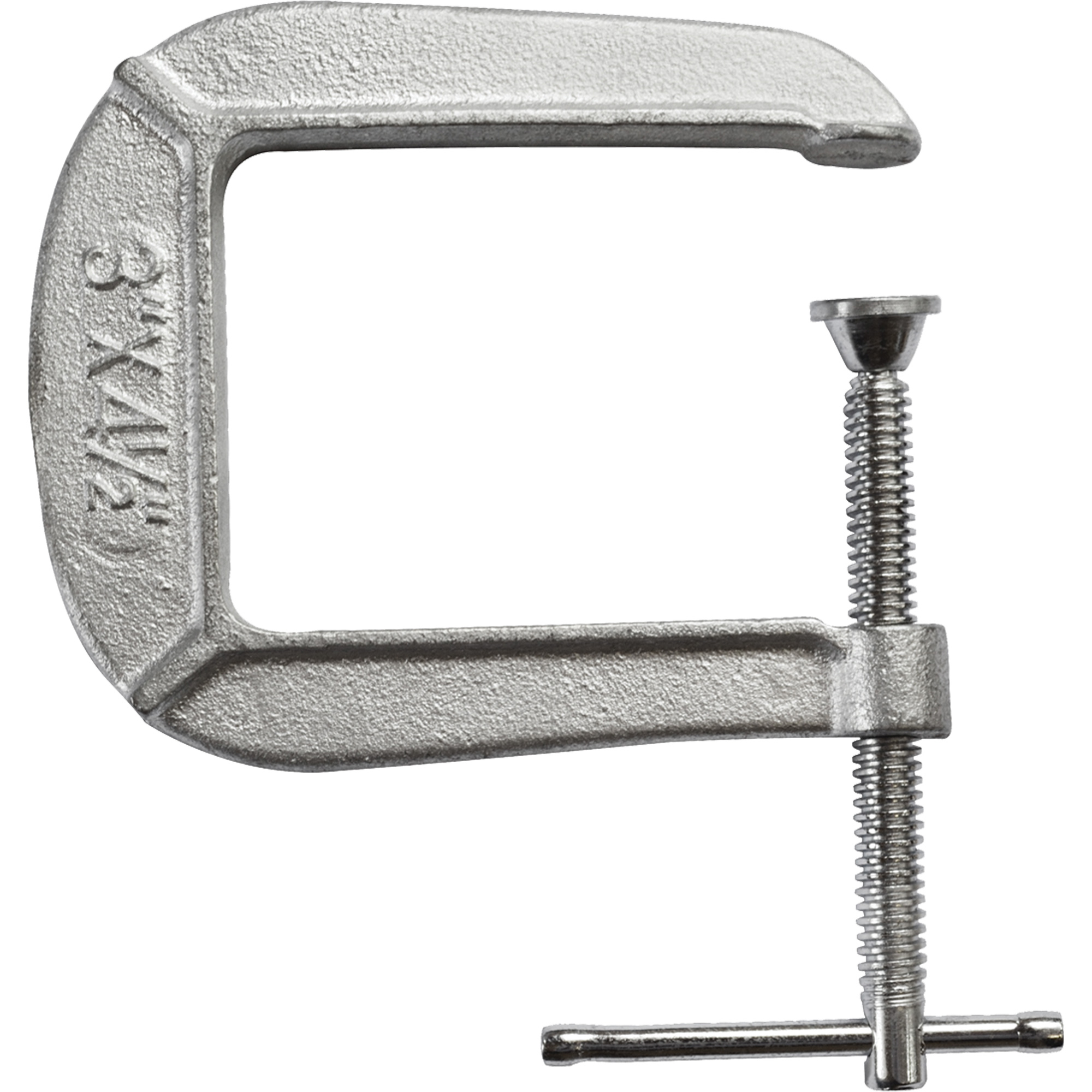 Serre-joint en C de série légère, Capacité de 3" (76 mm), Profondeur de gorge de 4-1/2" (114 mm)