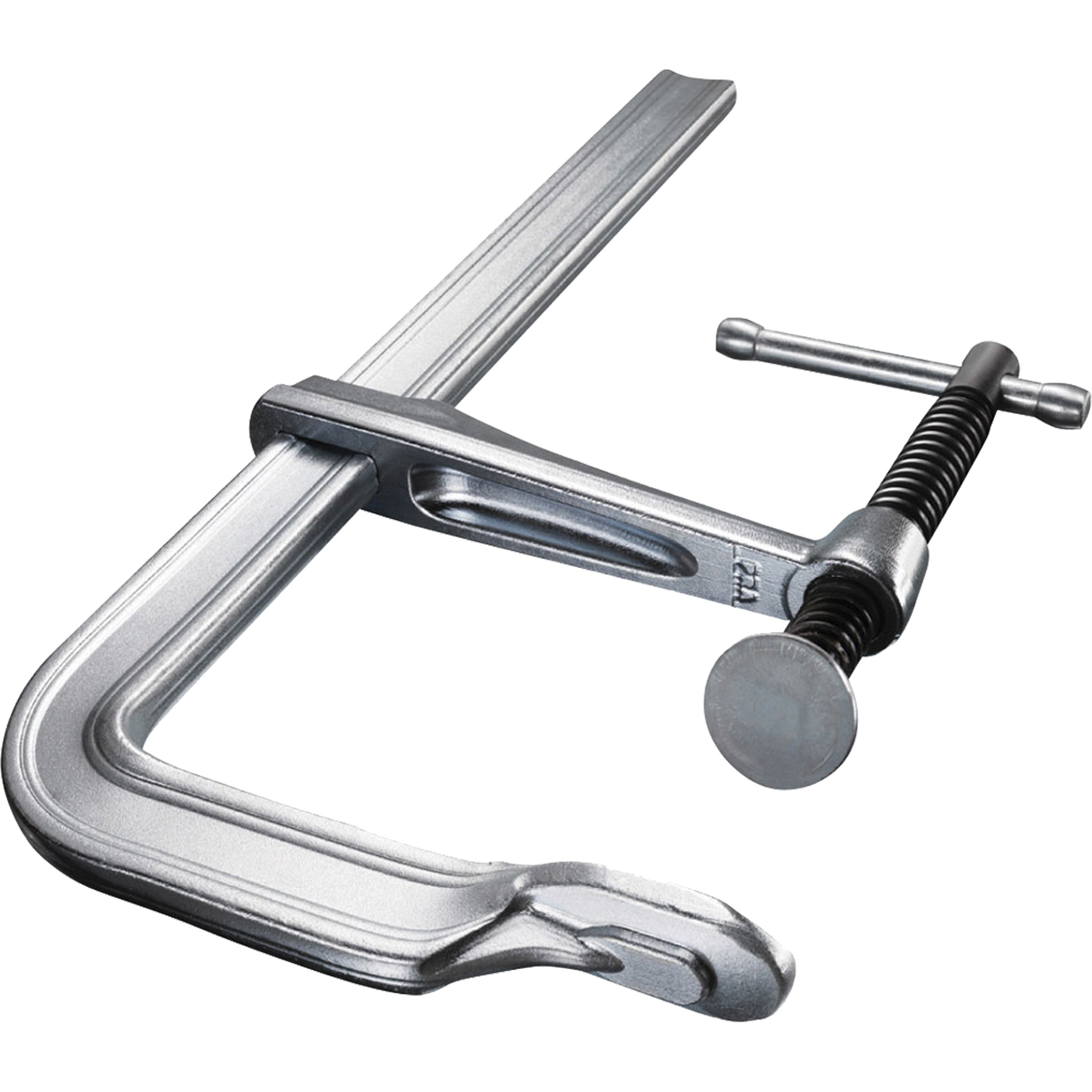 Serre-joint à coulisse entièrement en acier et à usage léger, 24" (610 mm) capacité, 4-3/4" (121 mm) profondeur