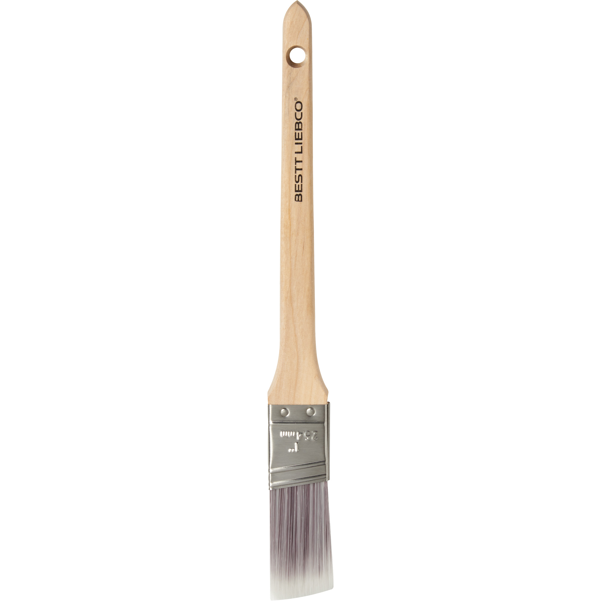 Brosse coupée Master, Poly/nylon, Manche Bois, Largeur de 1"