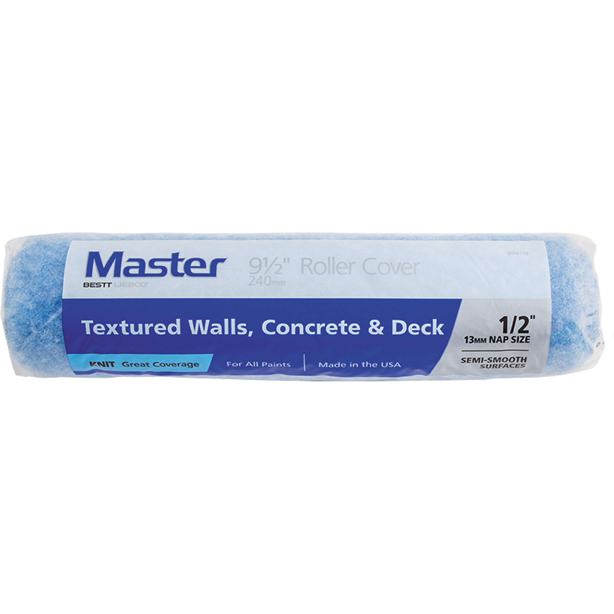 Couvre-rouleau en tricot Master, Nap 13 mm (1/2"), 240 mm (9-1/2") l