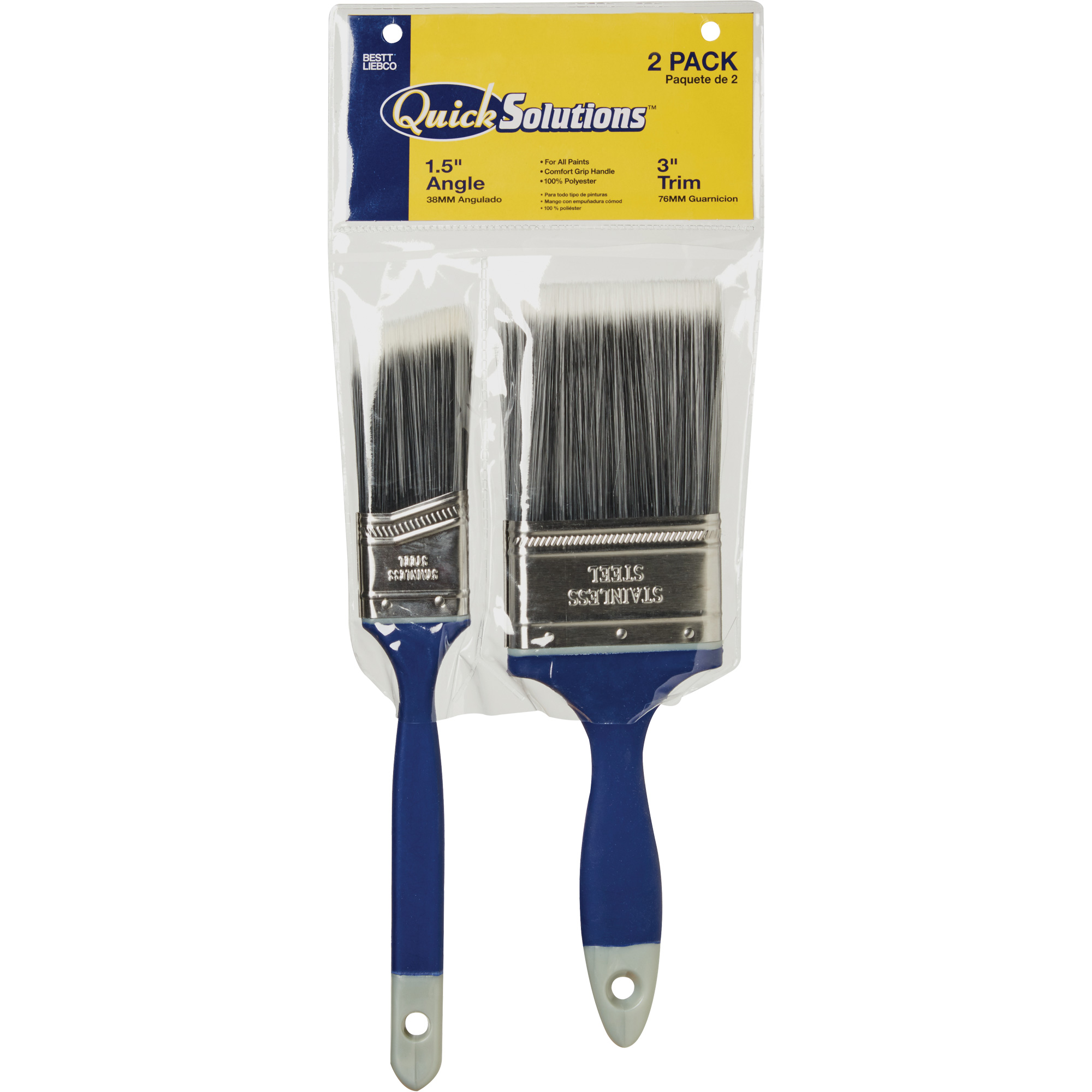 Jeu de pinceaux Bestt Liebco Quick Solutions 2 mcx, 2 morcea