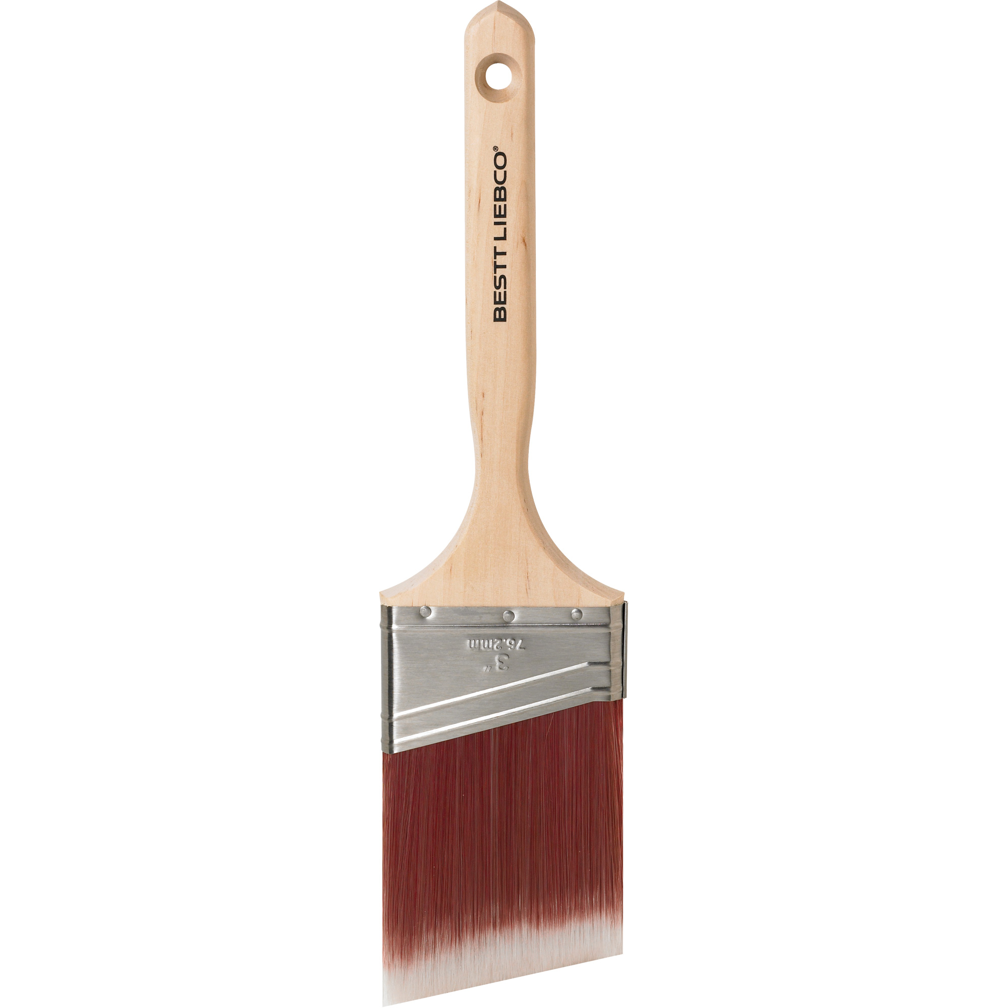 Pinceau pour moulures et murs Master, Poly/nylon, Manche Bois, Largeur de 3"