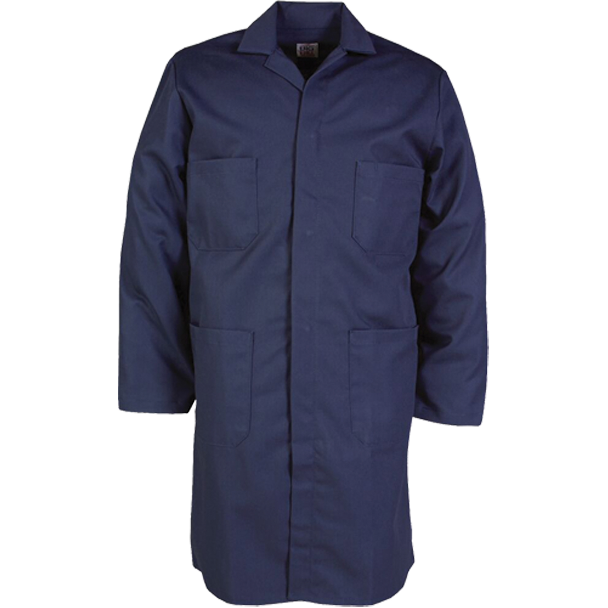 Blouses de travail 100 % coton, Coton, Taille 40, Bleu marine