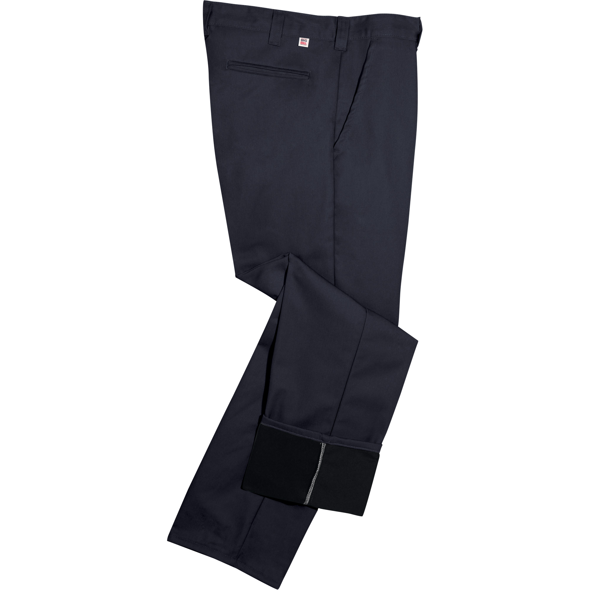 Pantalons en toile croisée avec doublure en micromolleton, Poly-coton, Bleu marin, Taille 60, Entrejambe 30