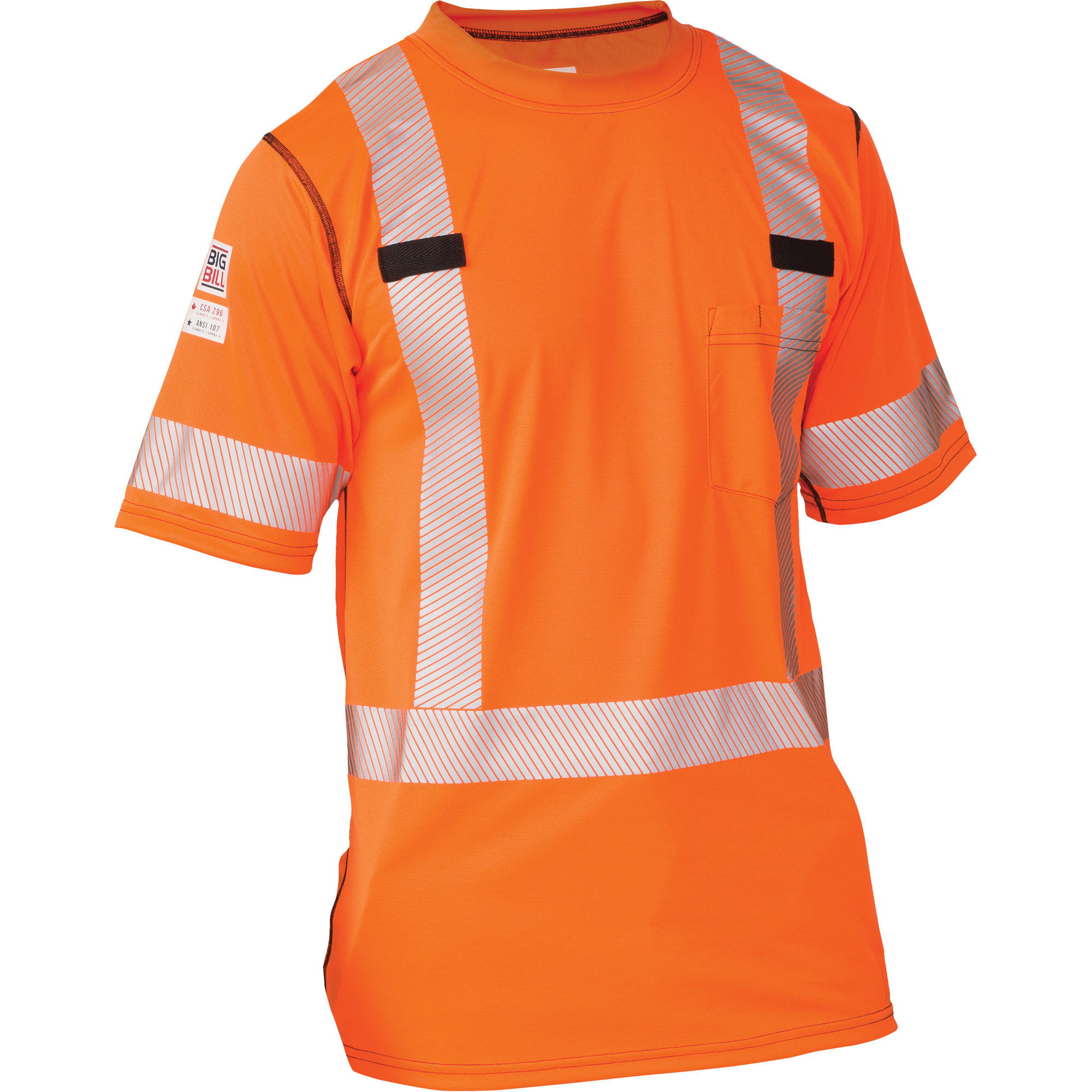 T-shirt à manches courtes haute visibilité PolartecMD Power GridMD, Polyester, 3T-Grand, Orange