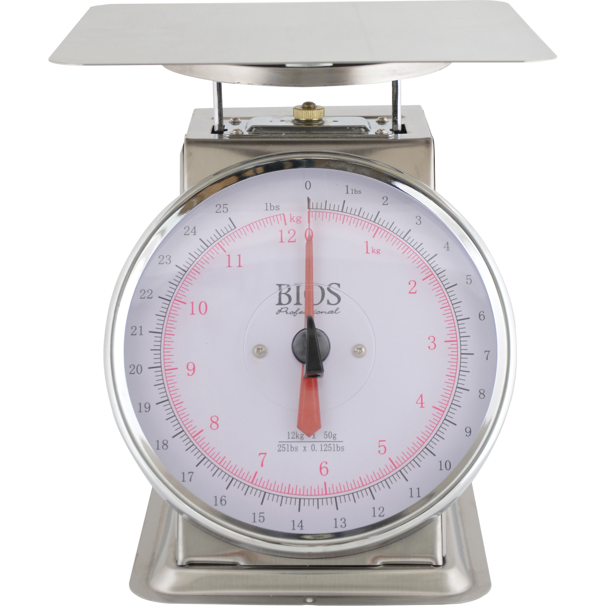 Balance à plateau supérieur, Capacité 25 lb 12 kg, Graduations 0,125 lb / 50 g