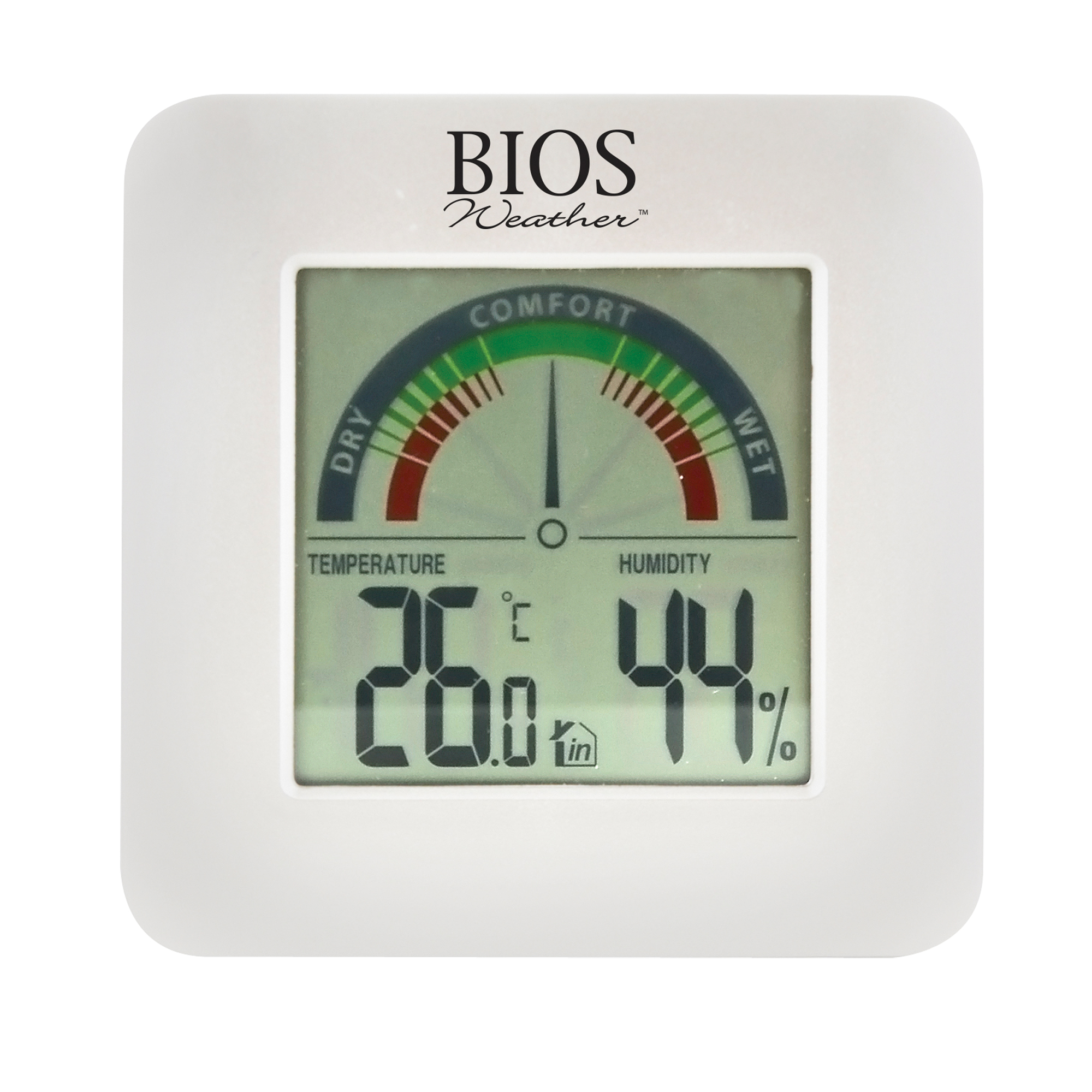 Hygromètres intérieurs avec indicateur de confort BIOS, Contact, Numérique, -58-158°F (-50-70°C)