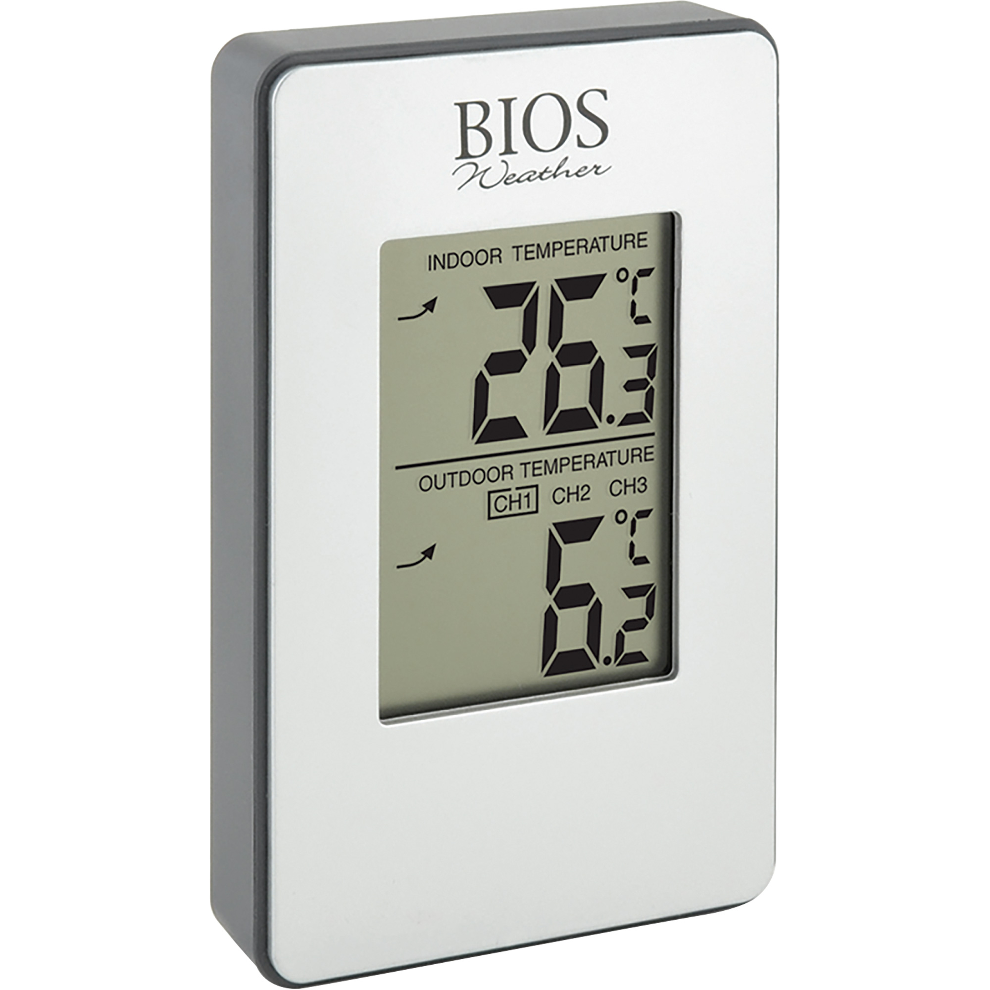 Thermomètre sans fil intérieur/extérieur, Sans contact, Analogique, 31-158°F (-35-70°C)