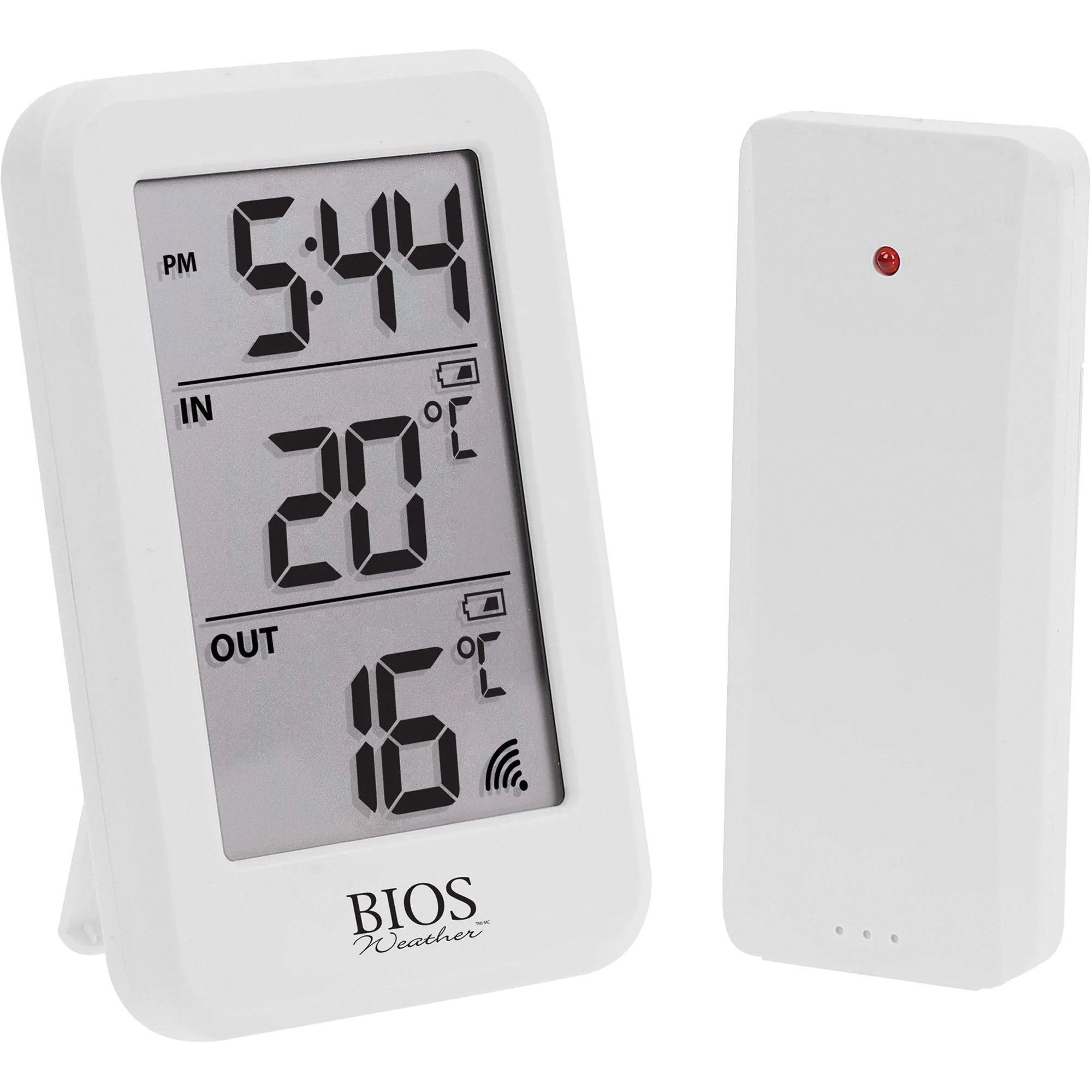 Thermomètre sans fil intérieur/extérieur, Sans contact, Numérique, -40-158°F (-40-70°C)
