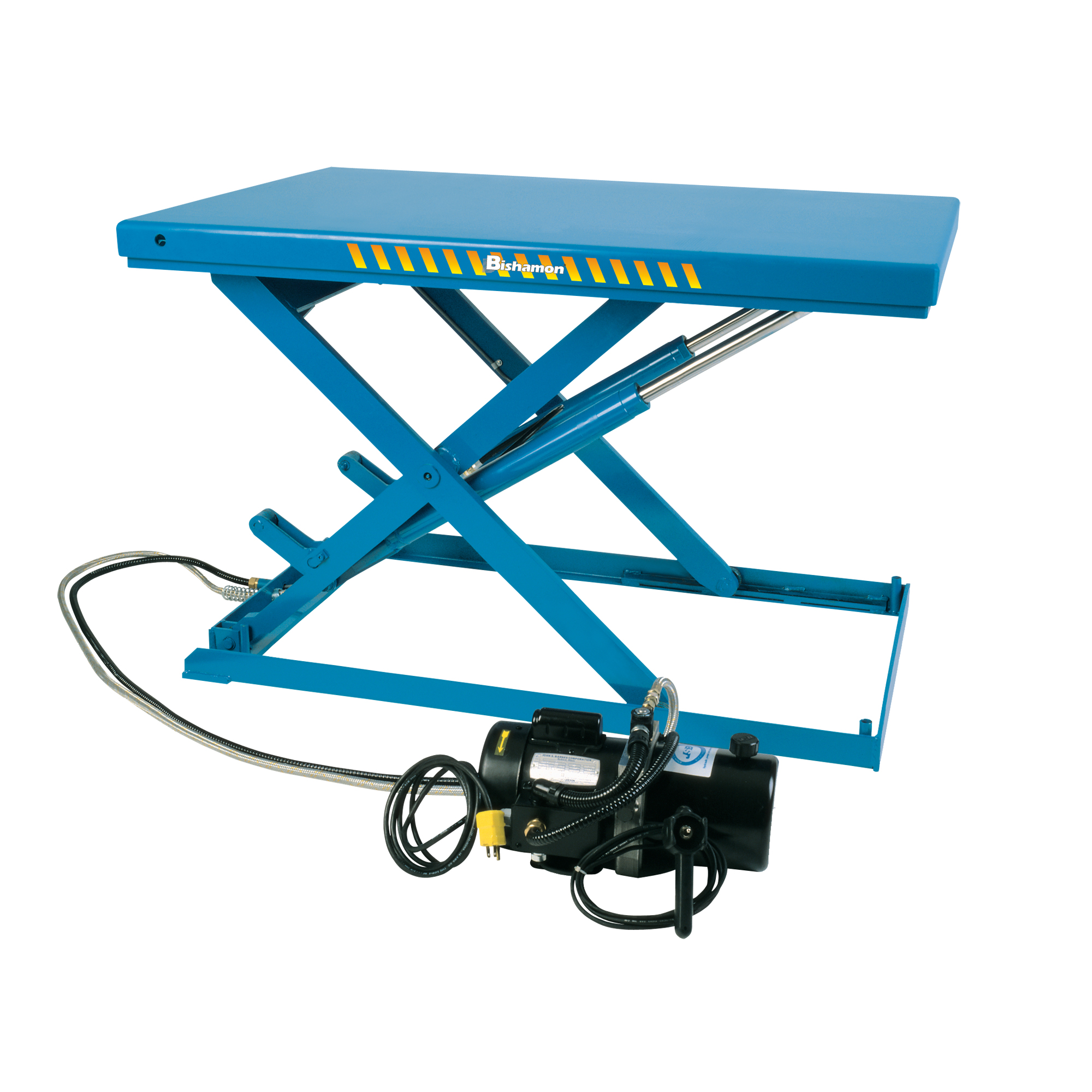 Table élévatrice à ciseaux électrique-hydraulique LoProfileMC, Acier, 32-1/2" lo x 23-1/2" la, Capacité 550 lb