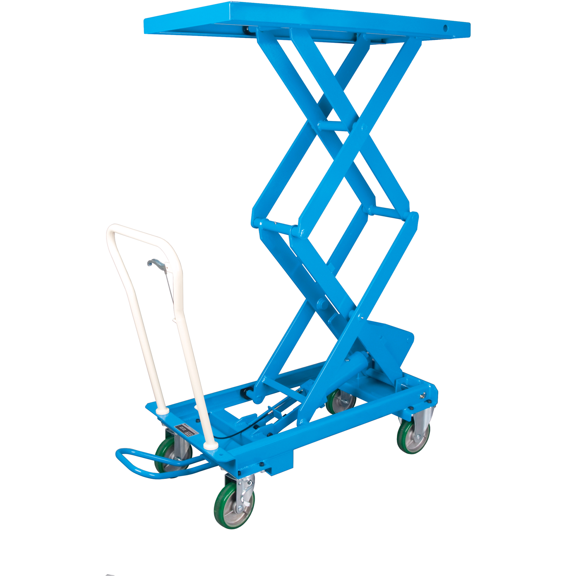 Tables élévatrices en ciseau, 20-1/2" lo x 39-3/4" la, Acier, Capacité 660 lb