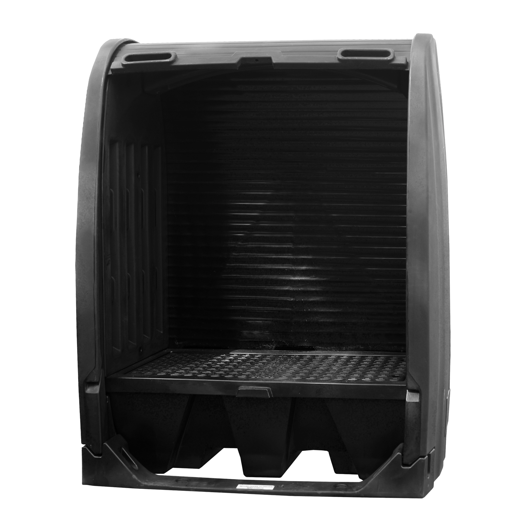 Abris de confinement des déversements avec drain, 61" lo x 37,25" la x 72,75" h, Capacité de charge 1000 lb
