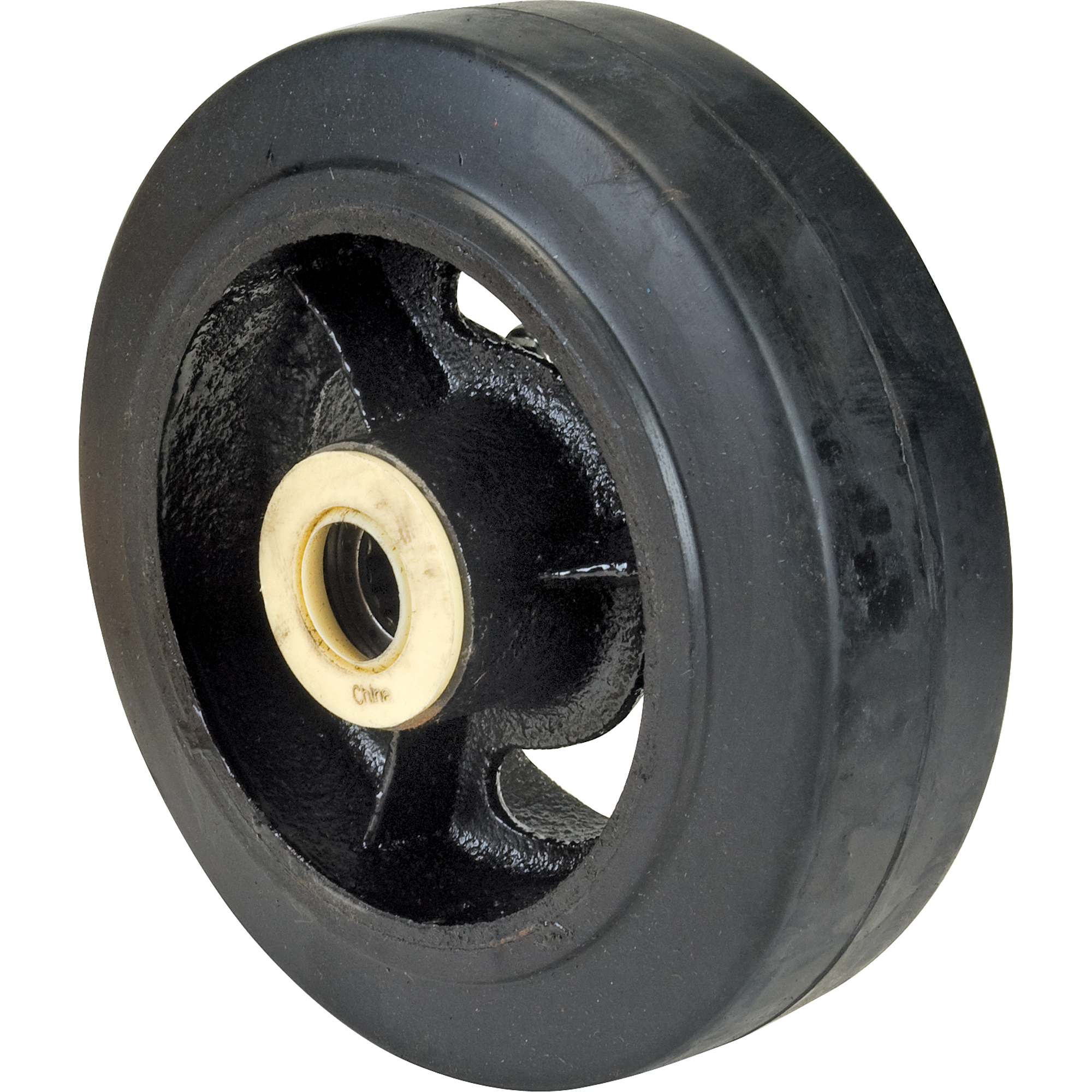 Roues en caoutchouc, 6" (152 mm) dia. x 2" (51 mm) la, Capacité de 550 lb (249 kg)