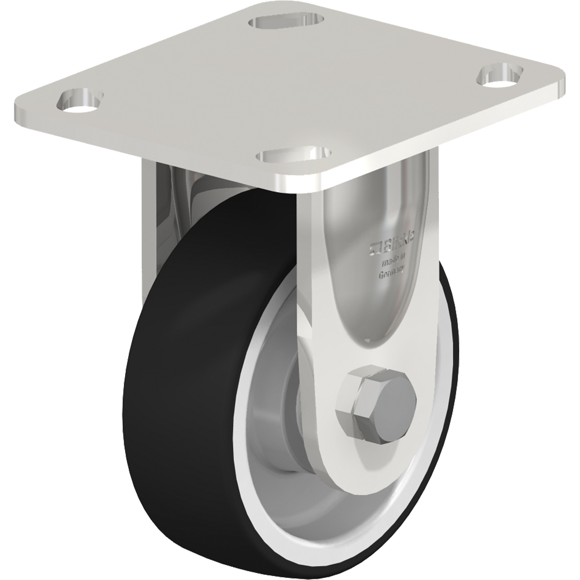 Roulette, Fixe, 4" (101,6 mm), Polyuréthane thermoplastique, 660 lb (300 kg)