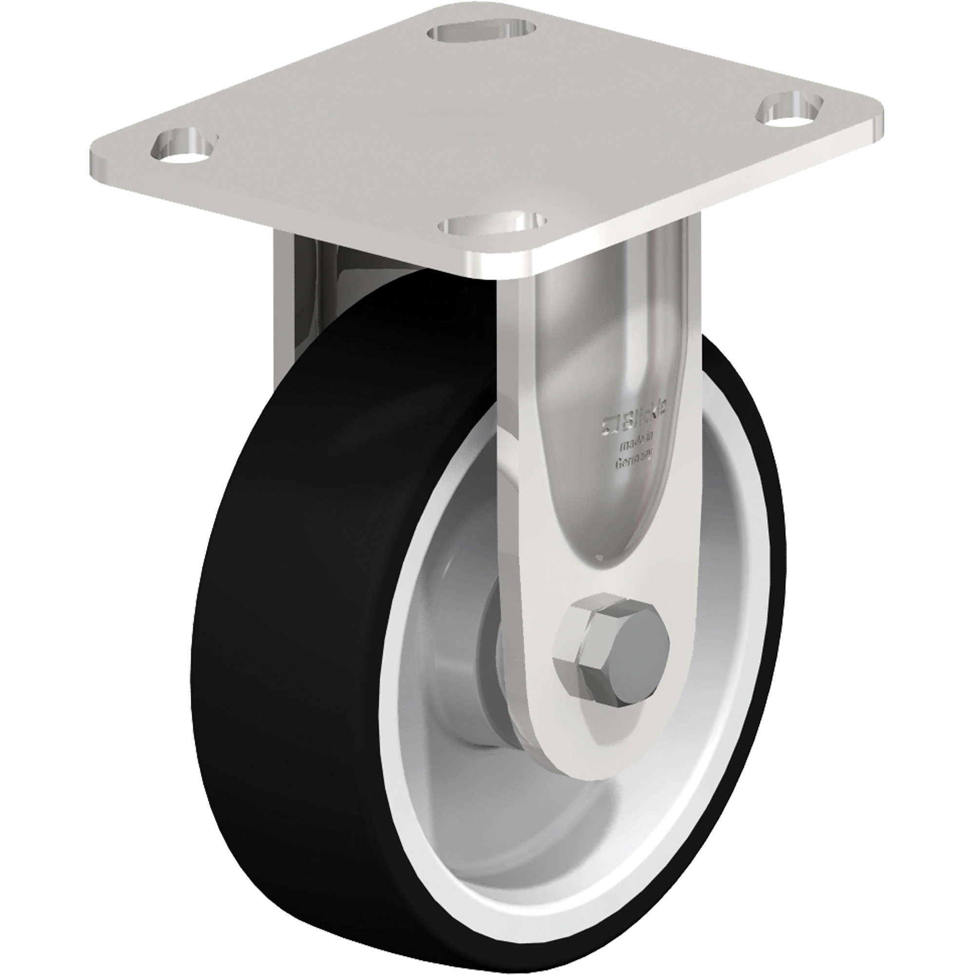 Roulette, Fixe, 5" (127 mm), Polyuréthane thermoplastique, 770 lb (349 kg)