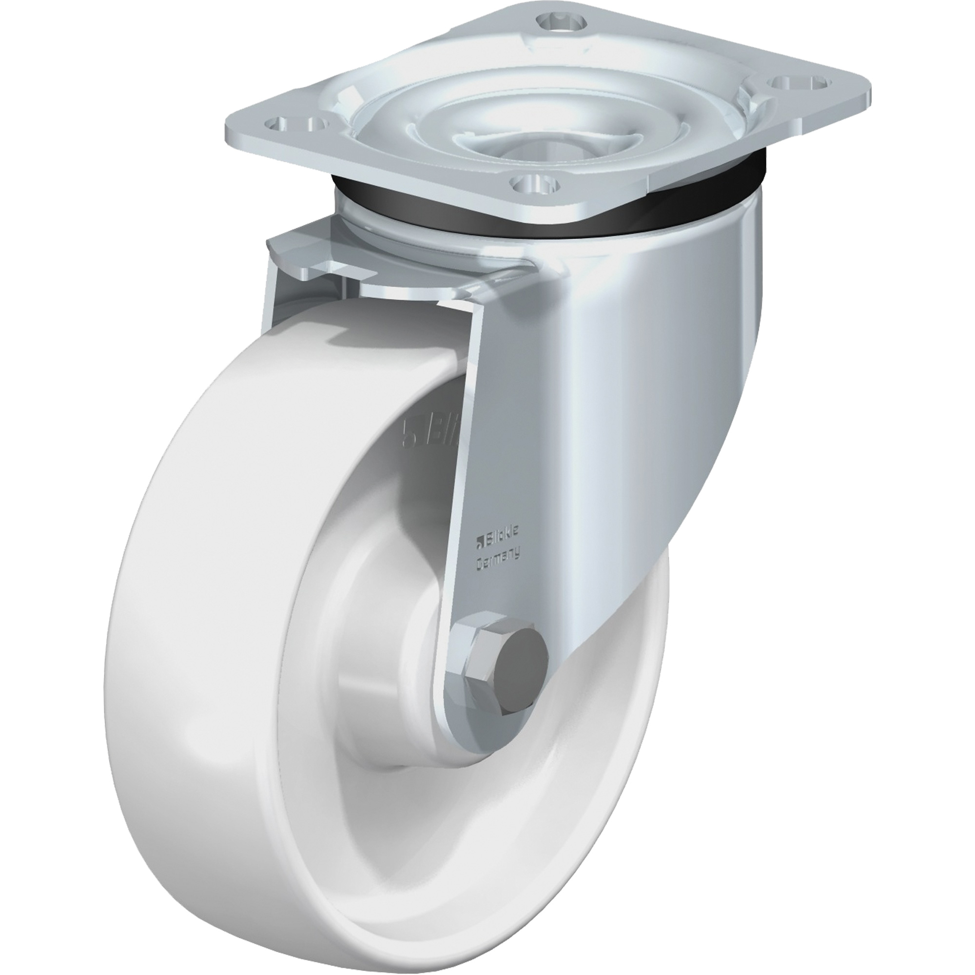 Roulette non-marquante, Pivotant, 5" (127 mm), Polyamide, 440 lb (199,58 kg)