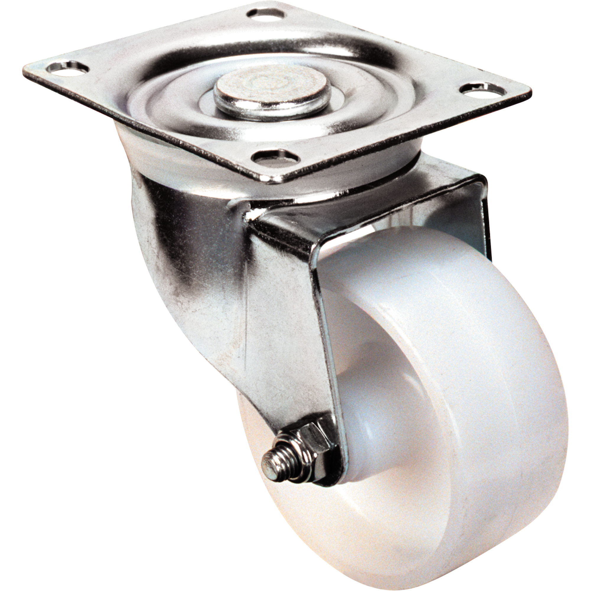 Roulette, Pivotant, 3" (76 mm), Polypropylène, 220 lb (100 kg)