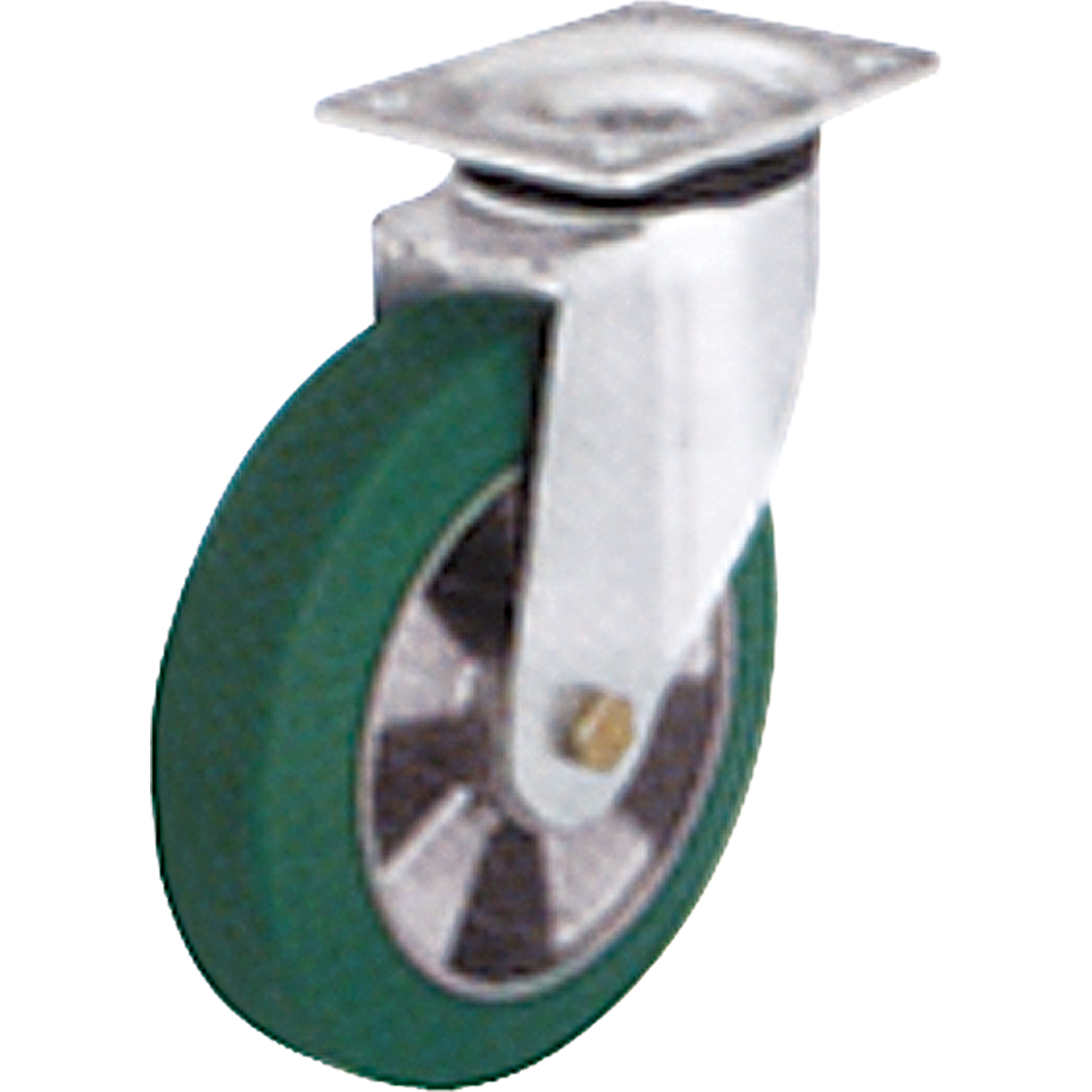 Roulettes SofthaneMD pour charges moyennes, Pivotant, 4" (101,6 mm), Polyuréthane,