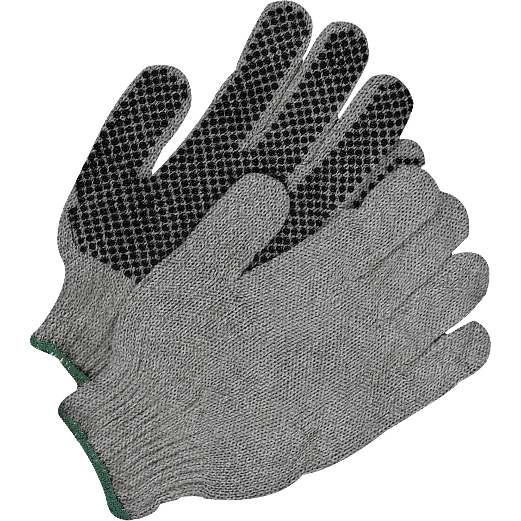 Gants à prise classique, Poly/coton, Un côté, Grand
